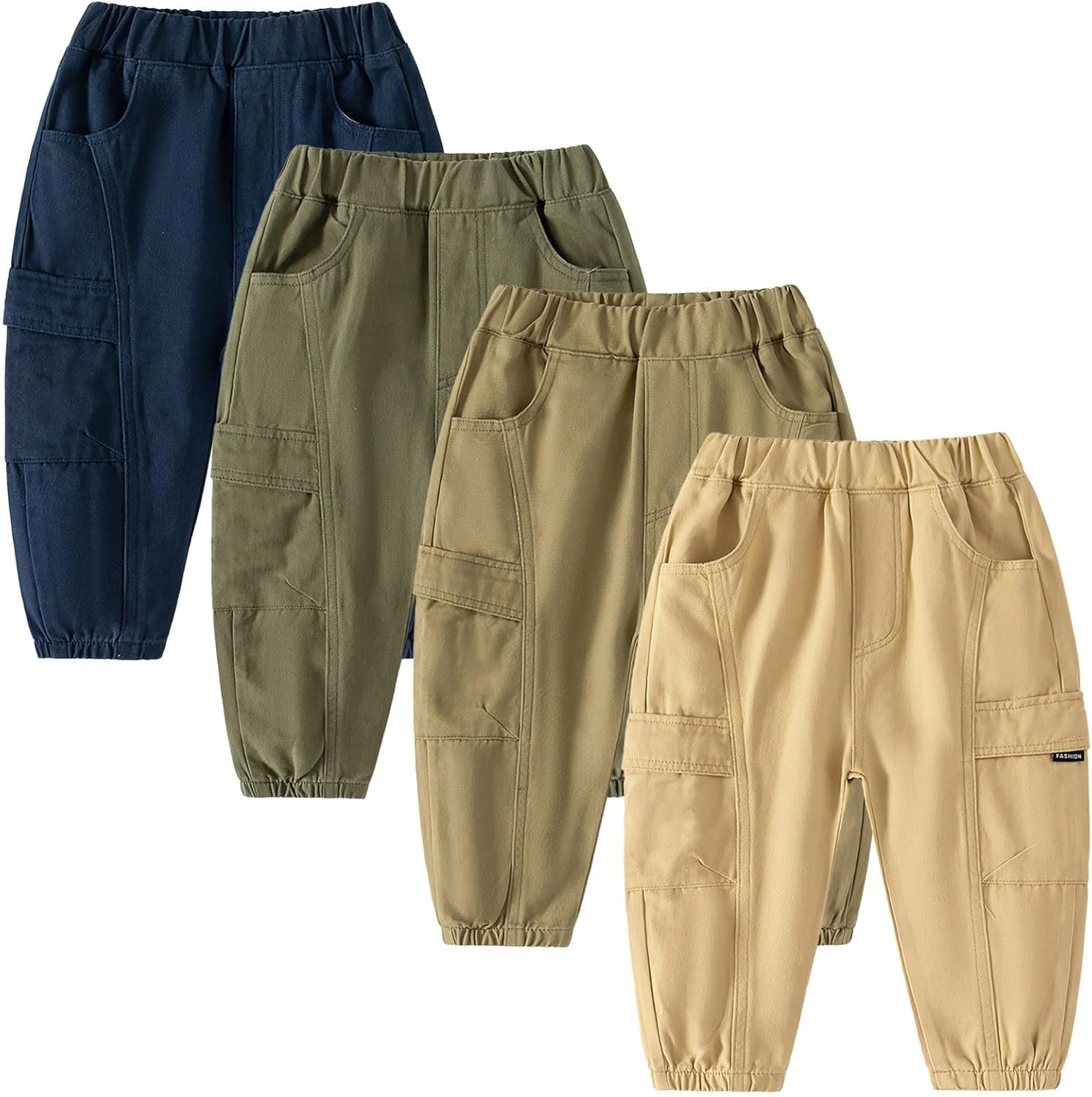 Premium Boys Cargo Pants for Toddlers Lightweight Comfortable