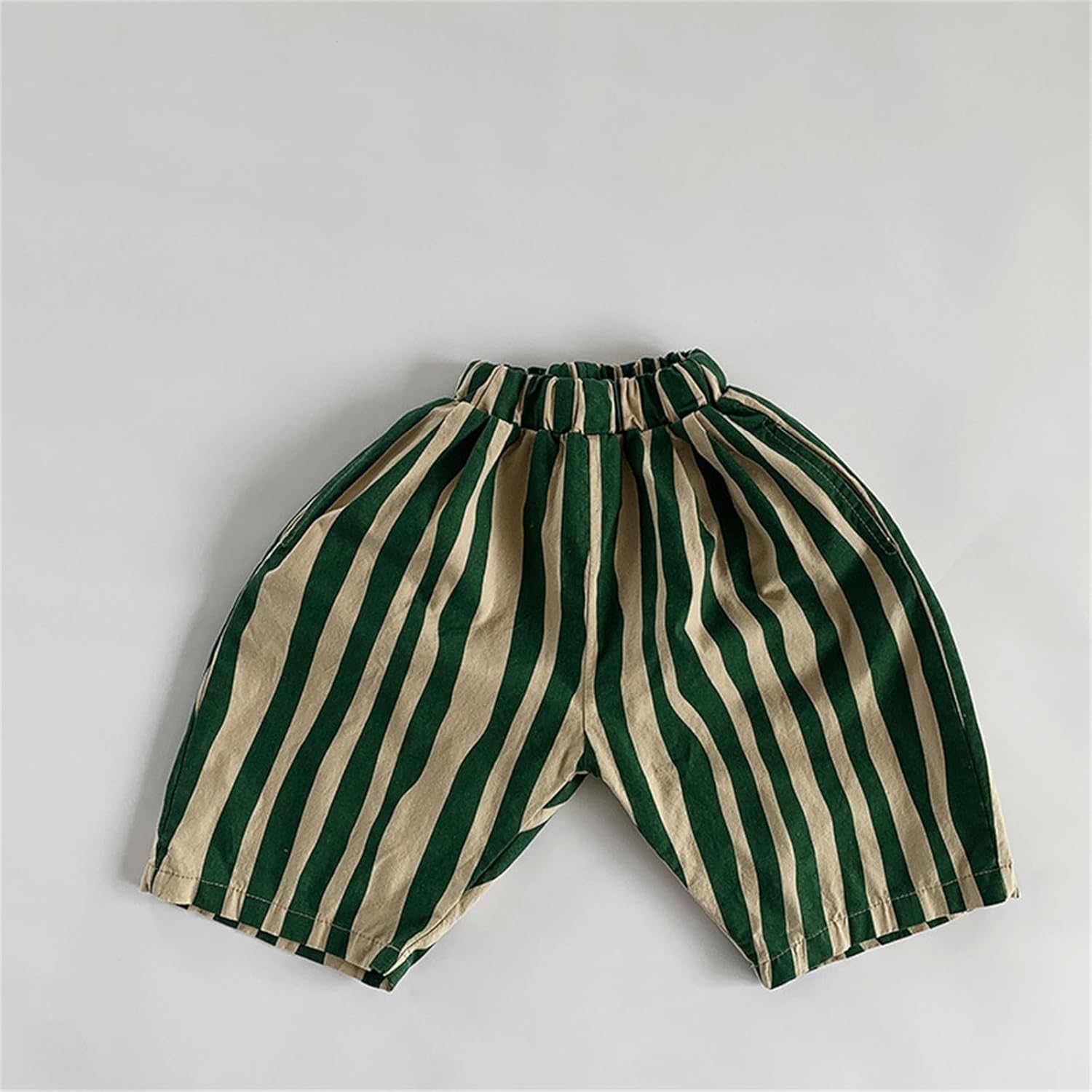 Adjustable Waist Boys Cotton Linen Harem Bloomers Pants for Toddler