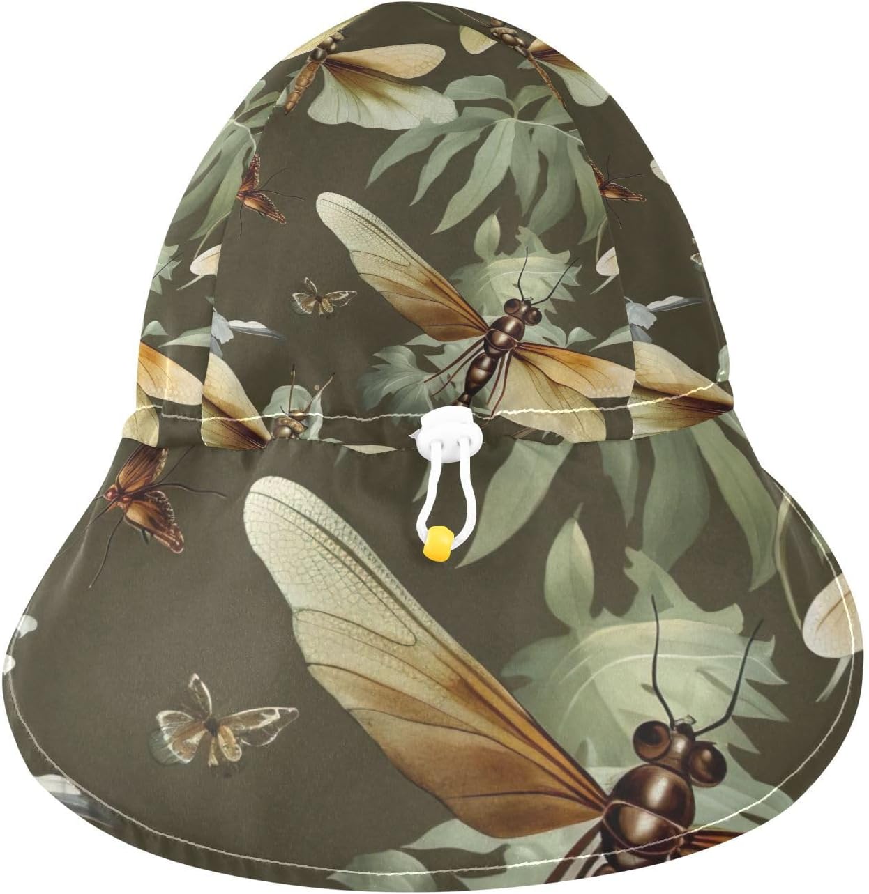 J JOYSAY Dragonfly Leaves Toddler Baby Sun Hat UPF 50