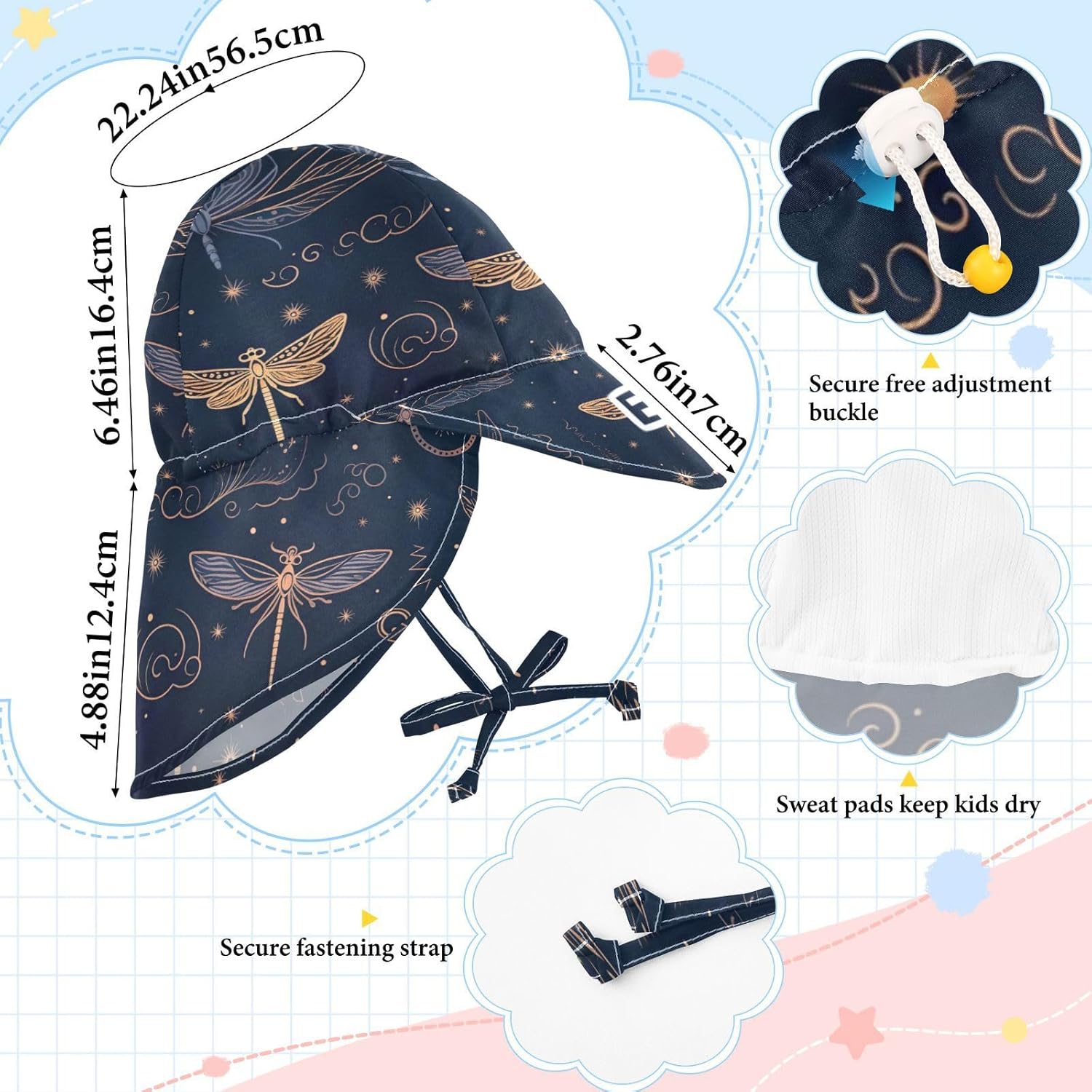 J JOYSAY Custom Starry Sky UnicornUPF50