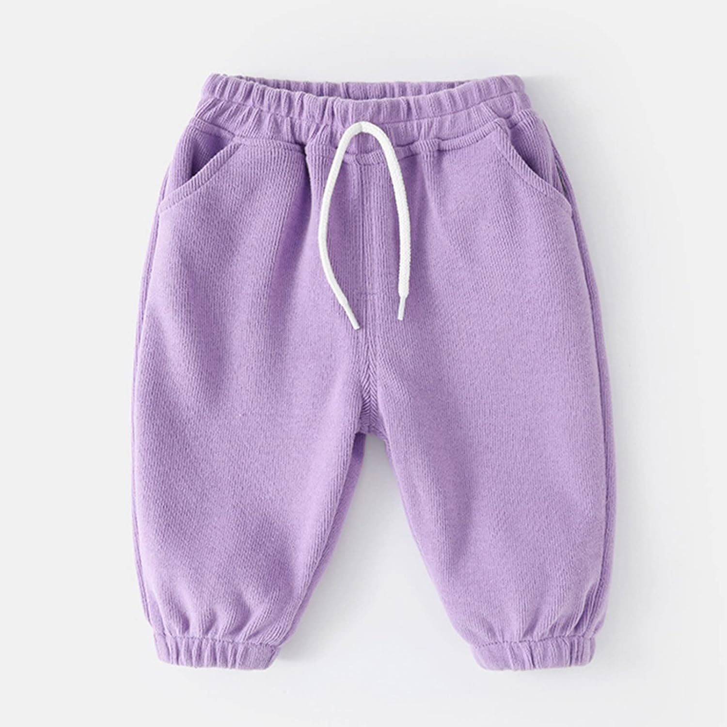 Baby Soft Elastic Waist Cotton Harem Pants for Boys Girls Toddler