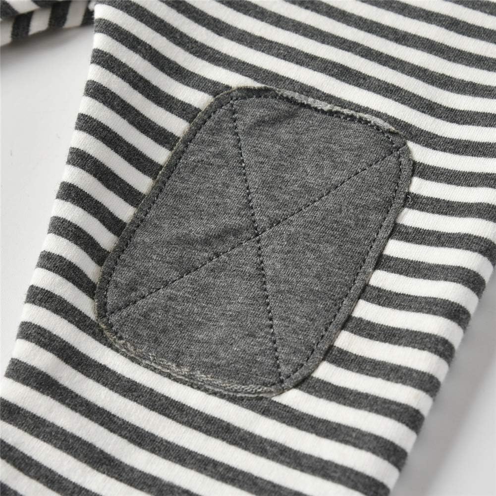 Rebey Toddler Boy Striped Long Sleeve Set