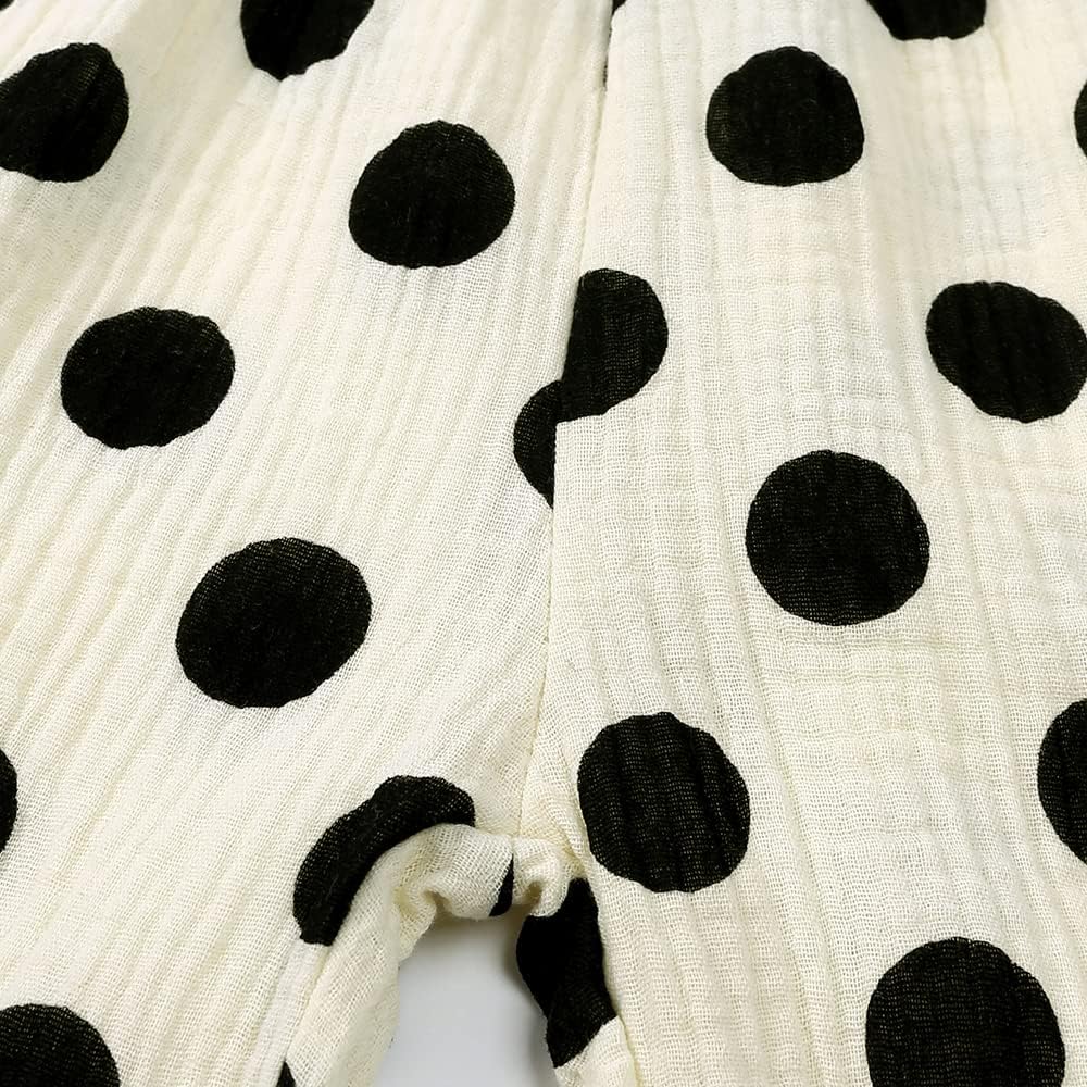 Comfortable Cotton Linen Ankle Pants for Kids 18m-8y