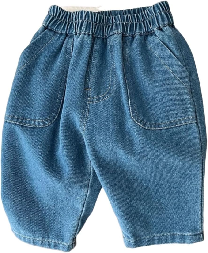 Elastic Waist Denim Shorts for Toddler Boys