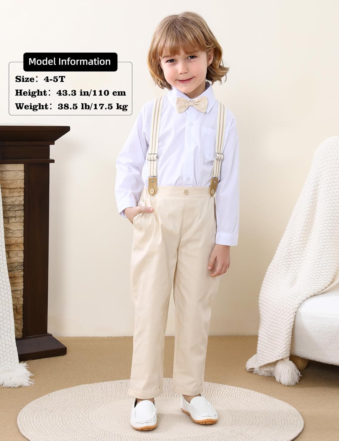 AJ Design Toddler Boys Formal Outfit