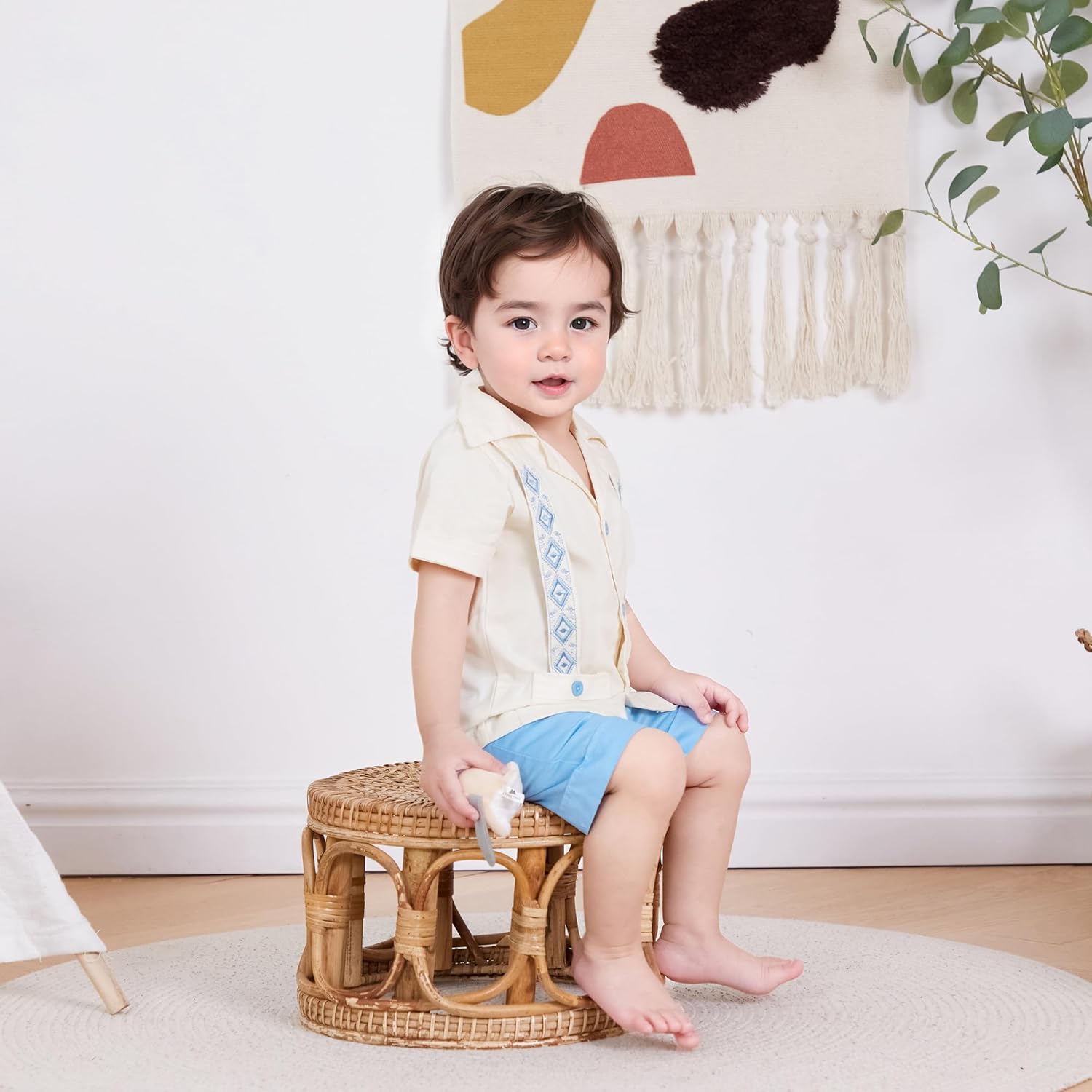 Kupretty Toddler Boys Traditional Fiesta Outfit