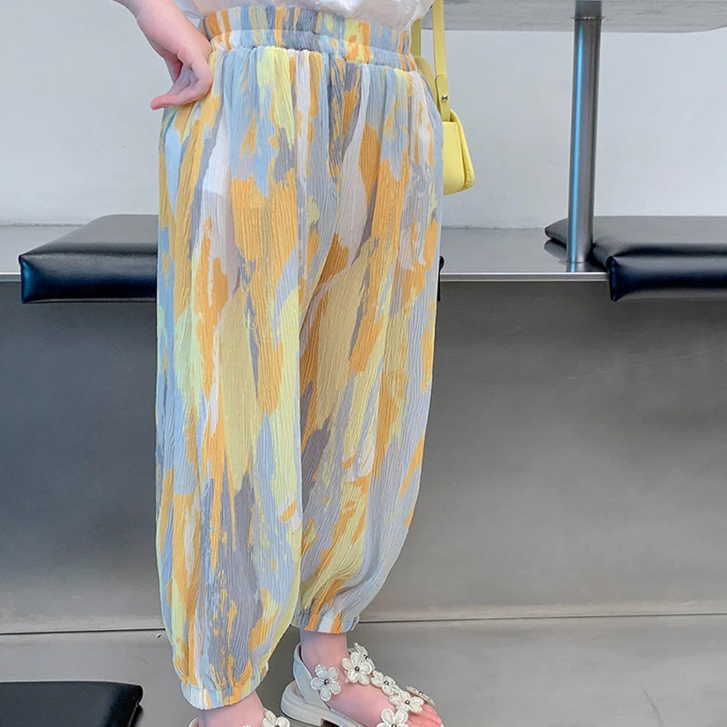 Adorable Tie-Dye Harem Pants for Toddler Boys Elastic Waist