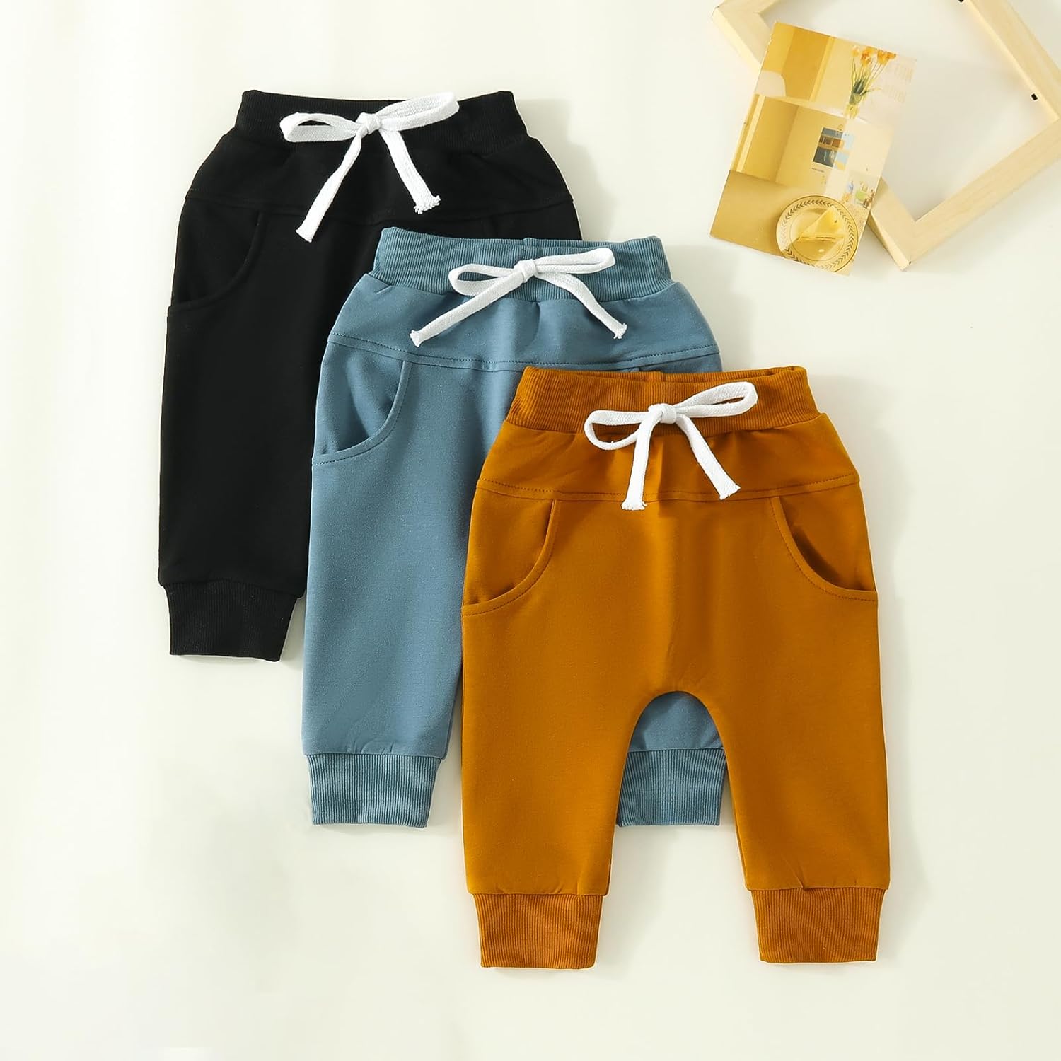 Stylish Solid Cotton sweatpants for Toddlers