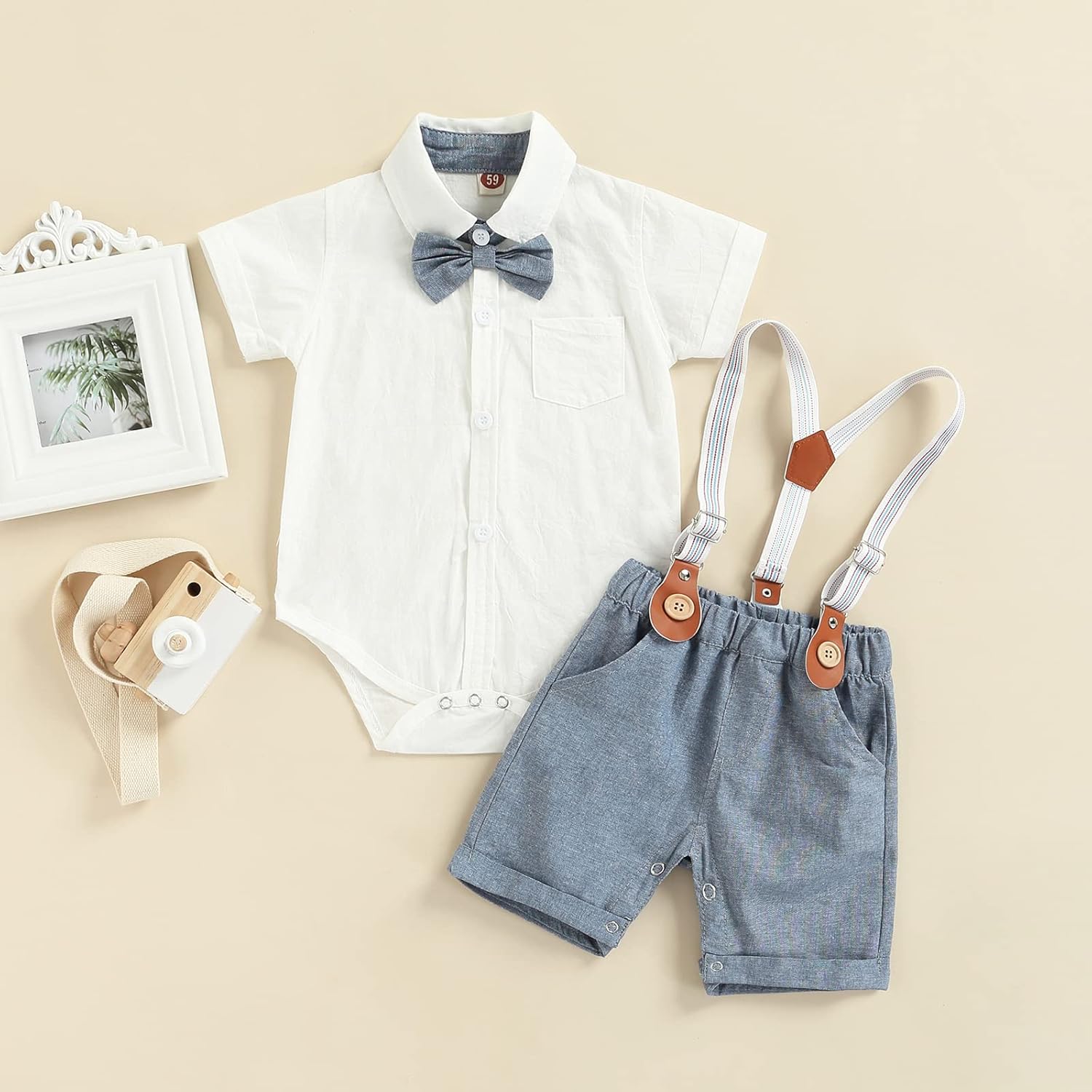 Karwuiio Toddler Boys Formal Suit Set