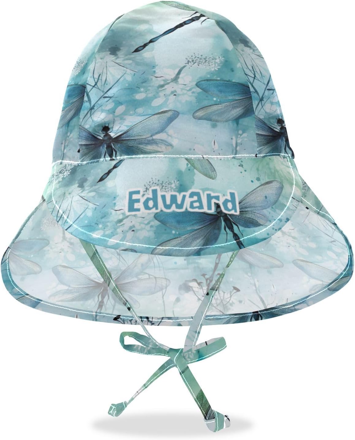 J JOYSAY Custom Cute Pink Pigs Blue Baby Sun Hat UPF 50