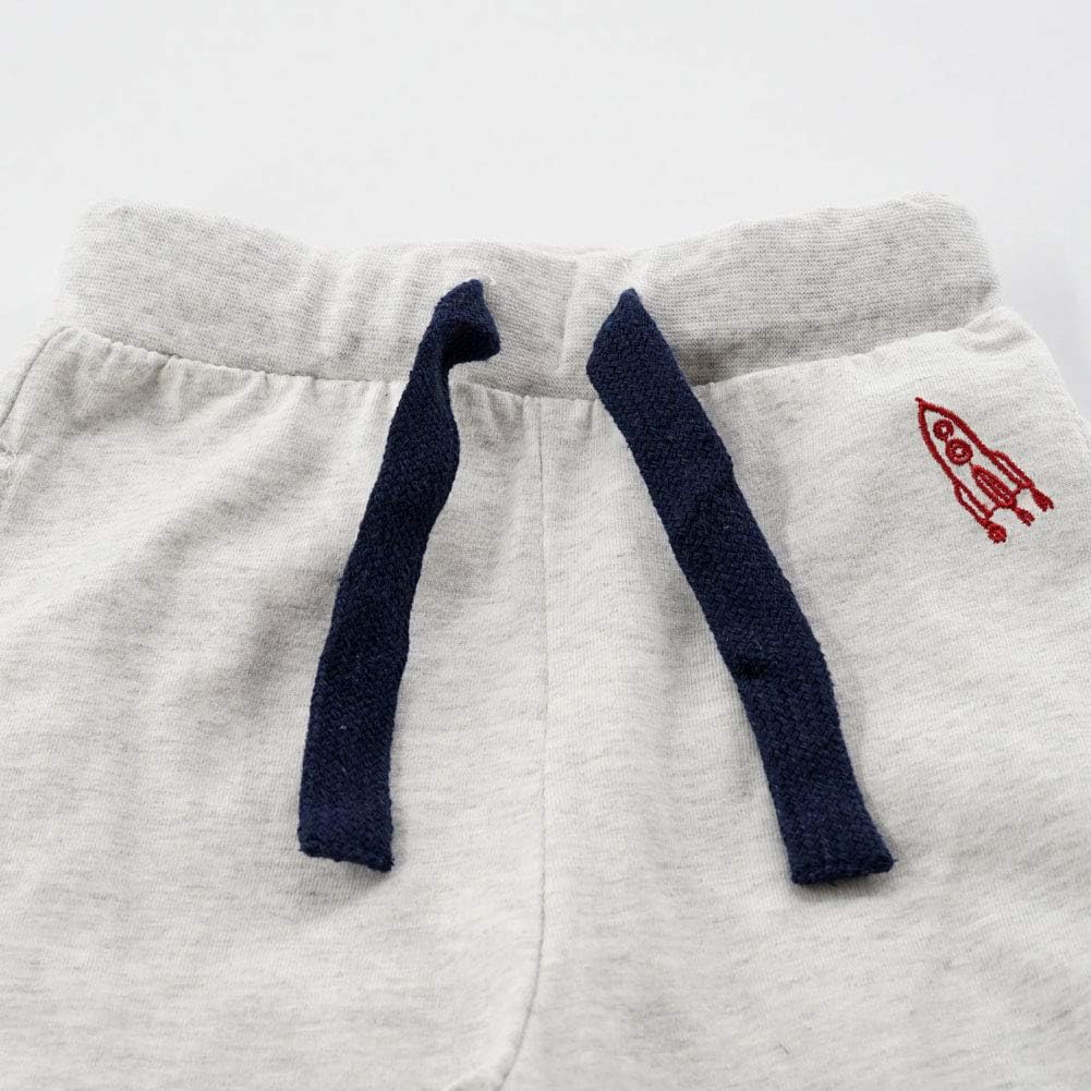 Organic Cotton Toddler Joggers with Drawstring