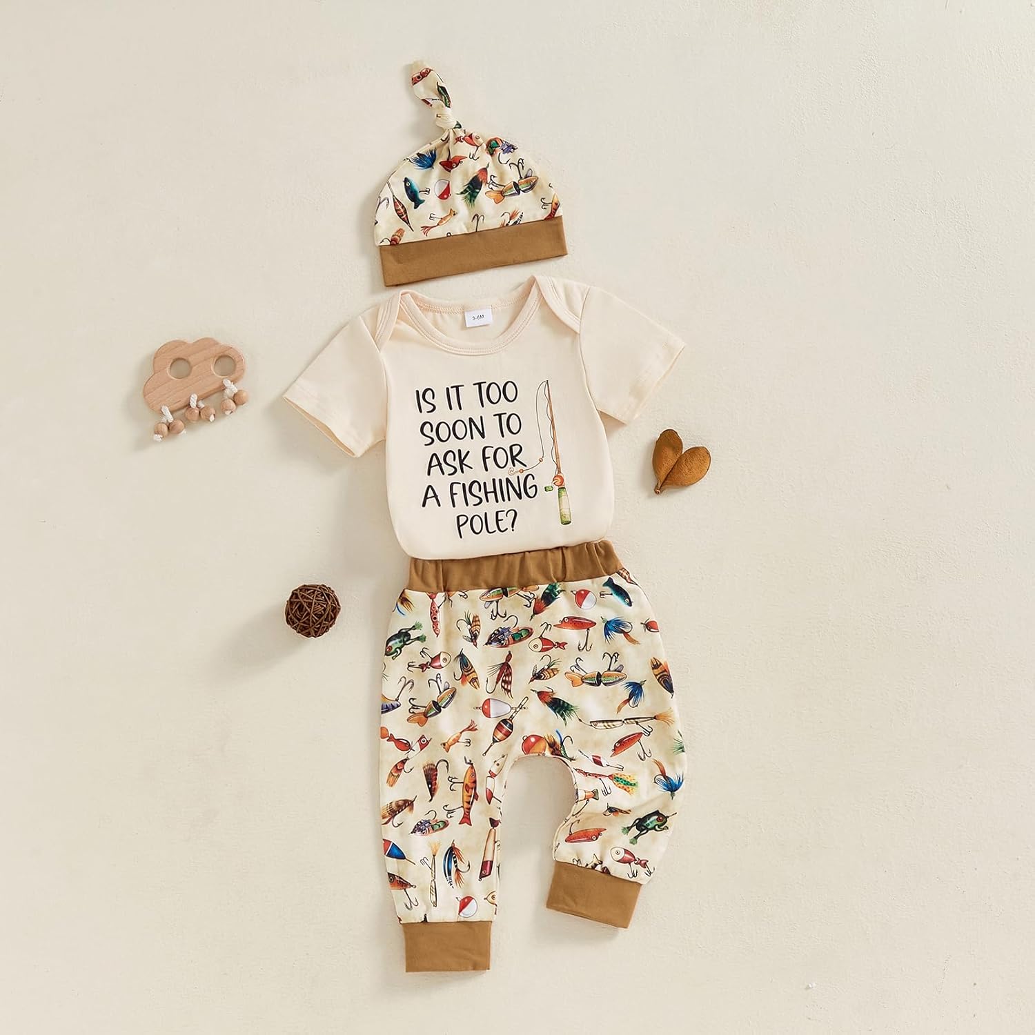 Fishing Fun Newborn Romper Set