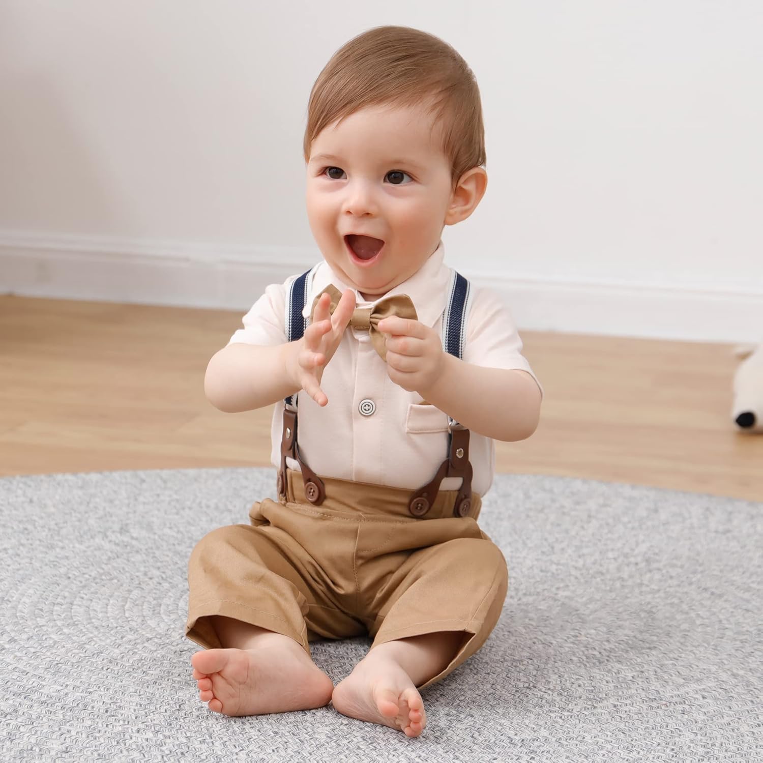 Stylish Baby Boy Wedding Outfit -Comfortable Versatile for Babies 0-18M