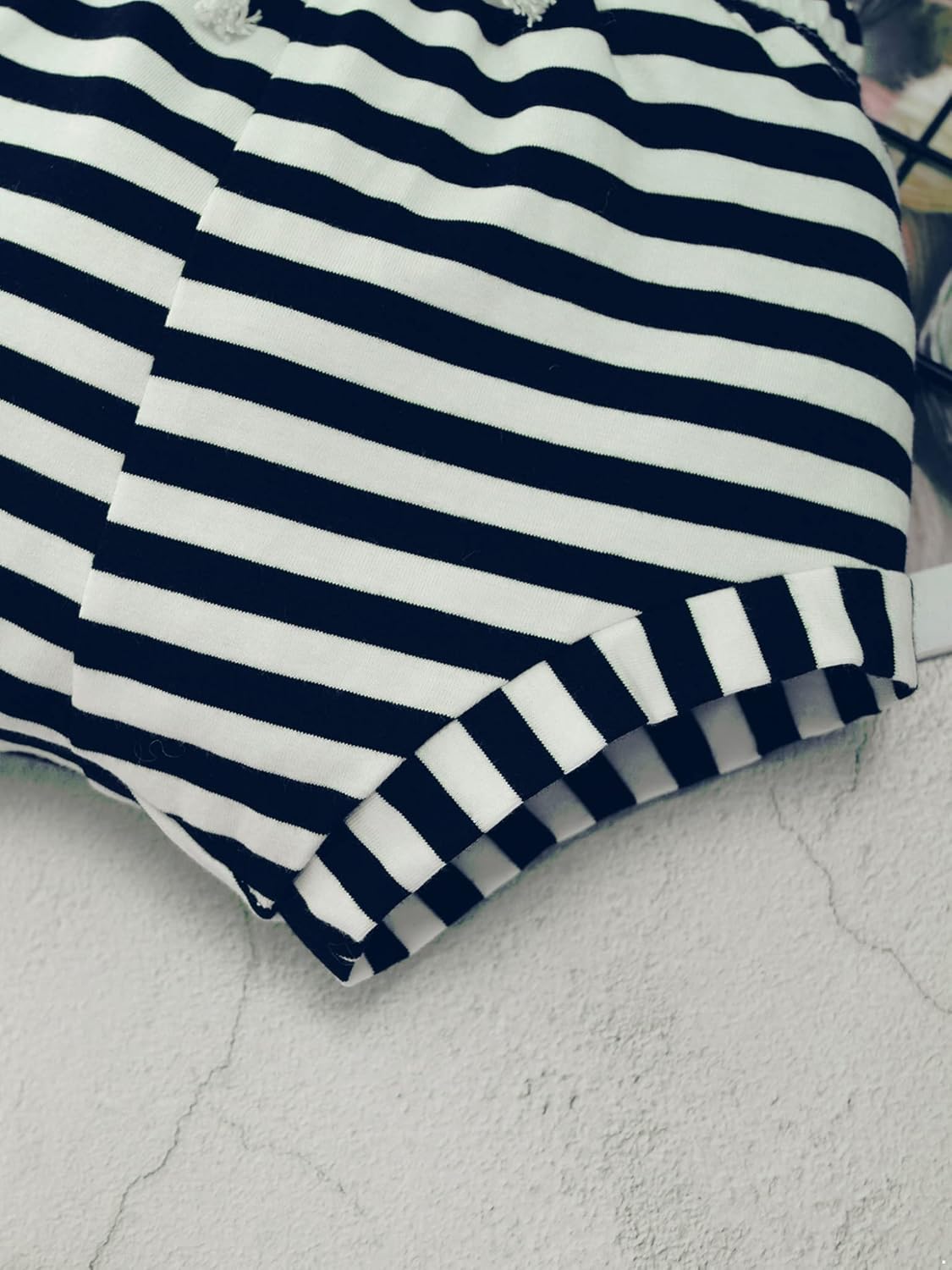 Venjoe Baby Boys Striped Drawstring Bloomers