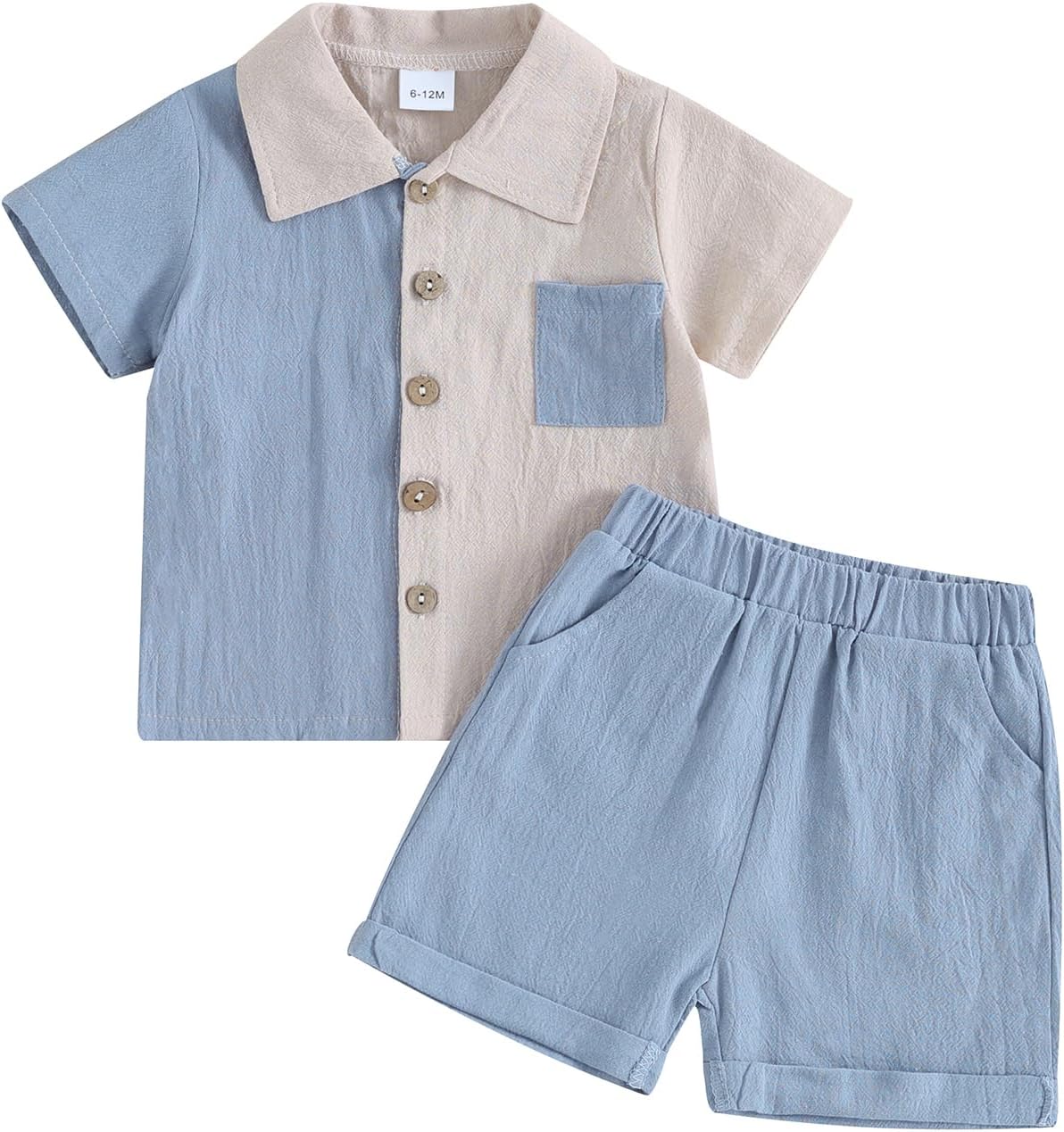 Kupretty Baby Boy Comfortable Trendy Summer Set