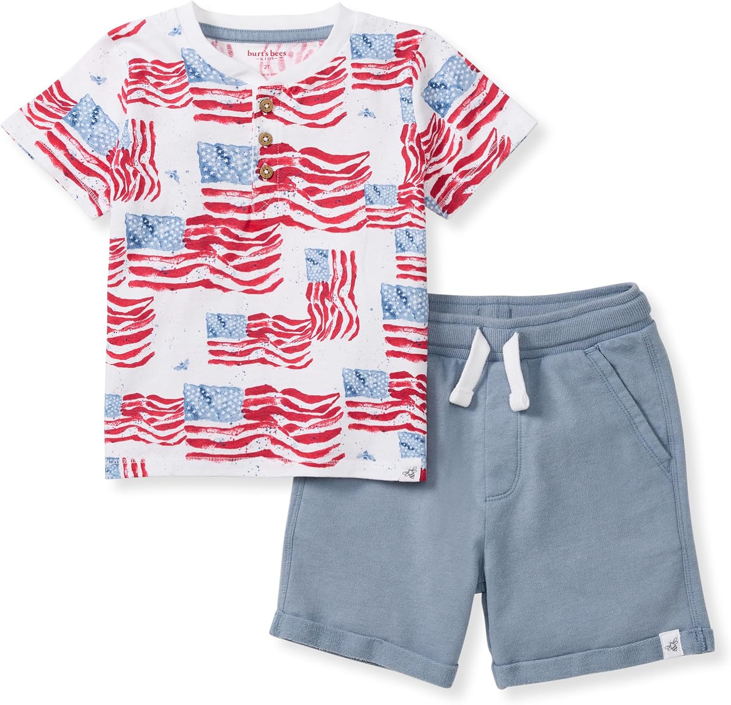 Burts Bees Baby Boys Toddler Outfit Set