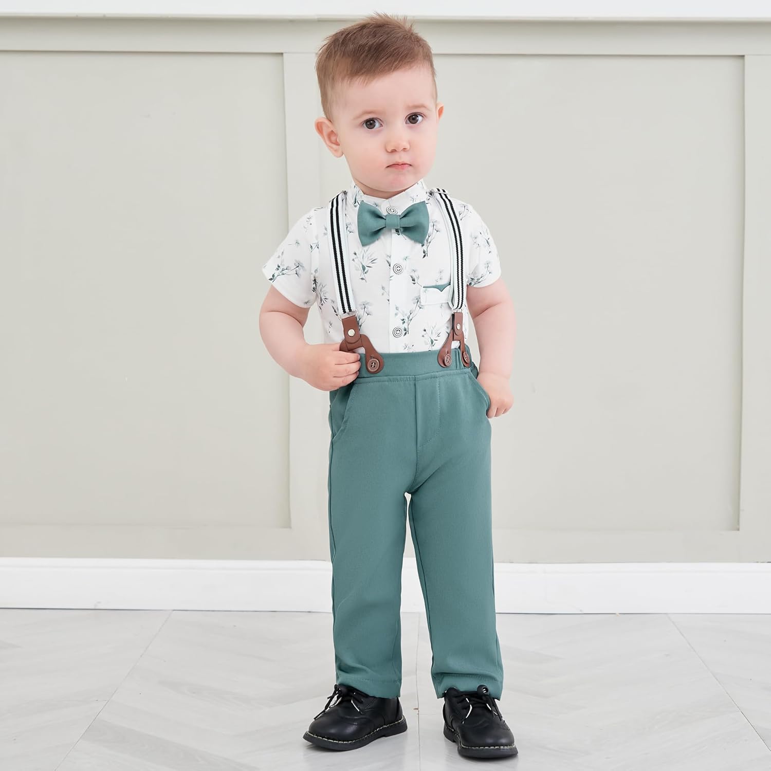 Baby Boy Suit 3-24M Gentleman Outfit Set