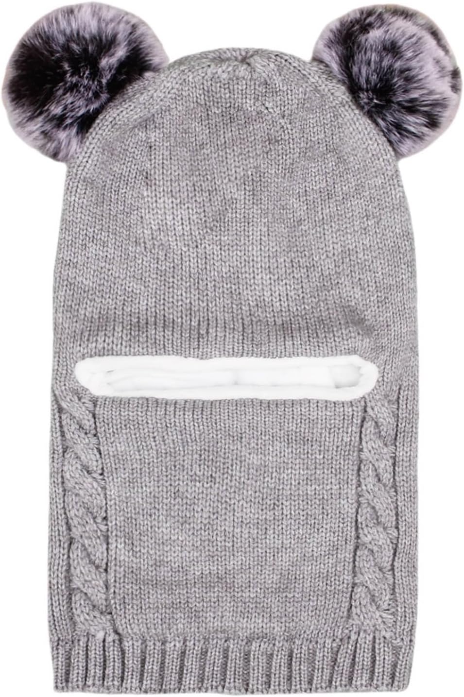 Adjustable Toddler Winter Hat with Scarf Boys Girls Gift for combo
