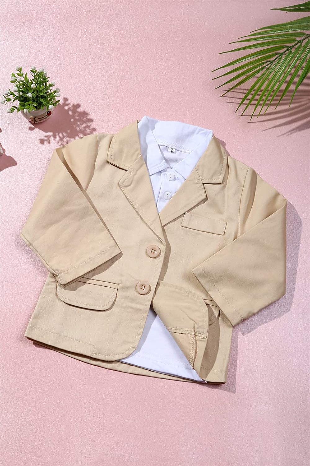 Baby Boy Gentleman 3-Piece Shirt Jacket Jeans Set