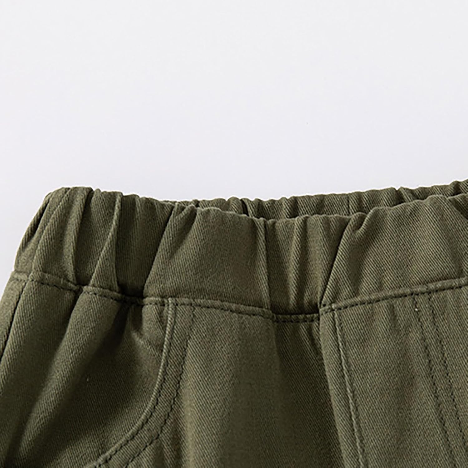 Adjustable Solid Cotton Toddler Boys Casual Harem Pants