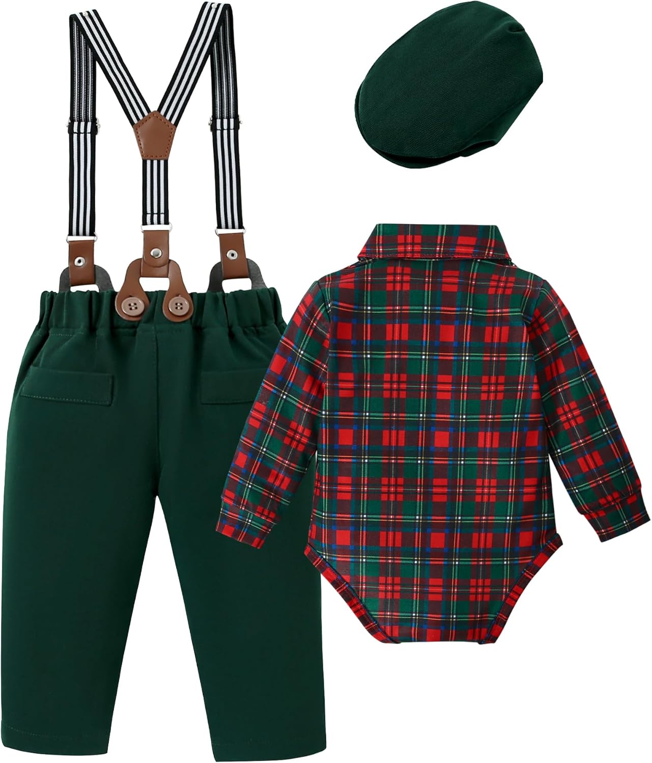 YALLET Baby Boy Tuxedo Set 0-18M