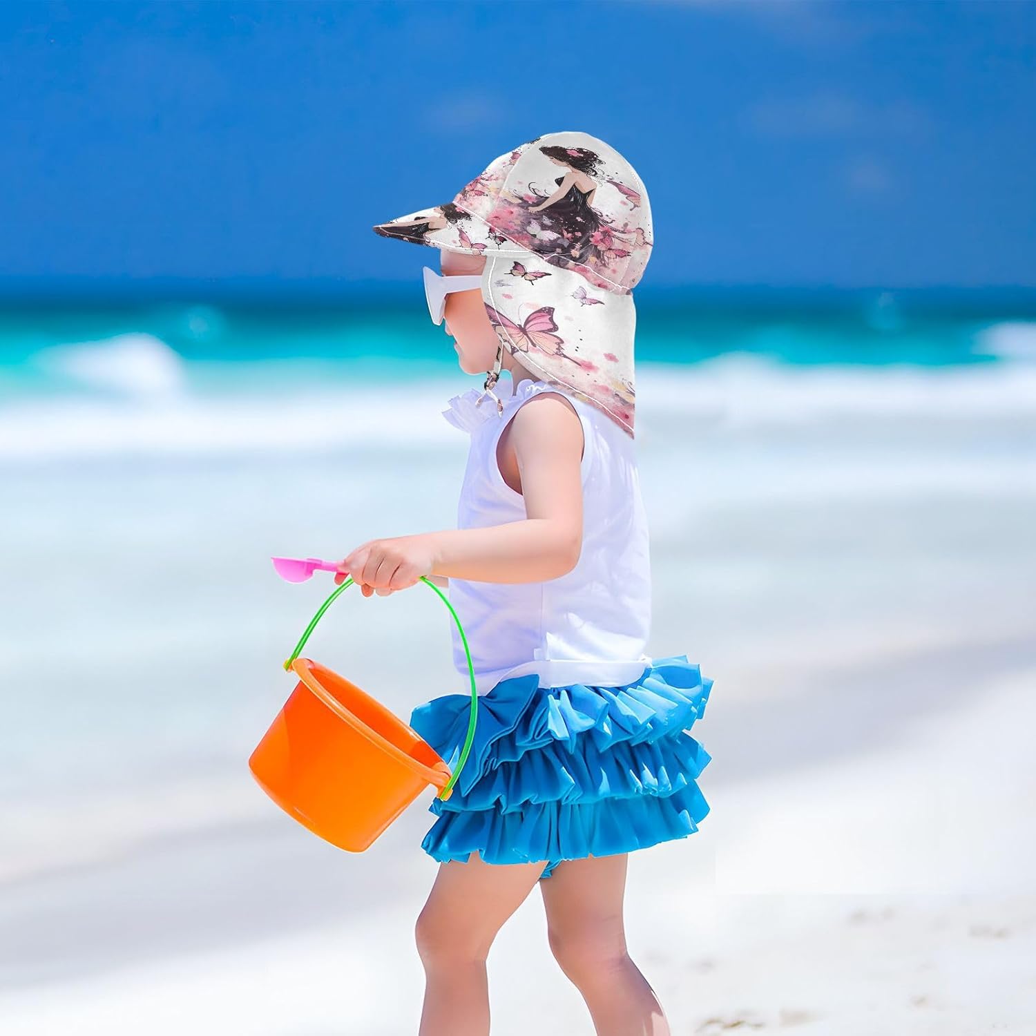 J JOYSAY Pink Butterfly Toddler Hat