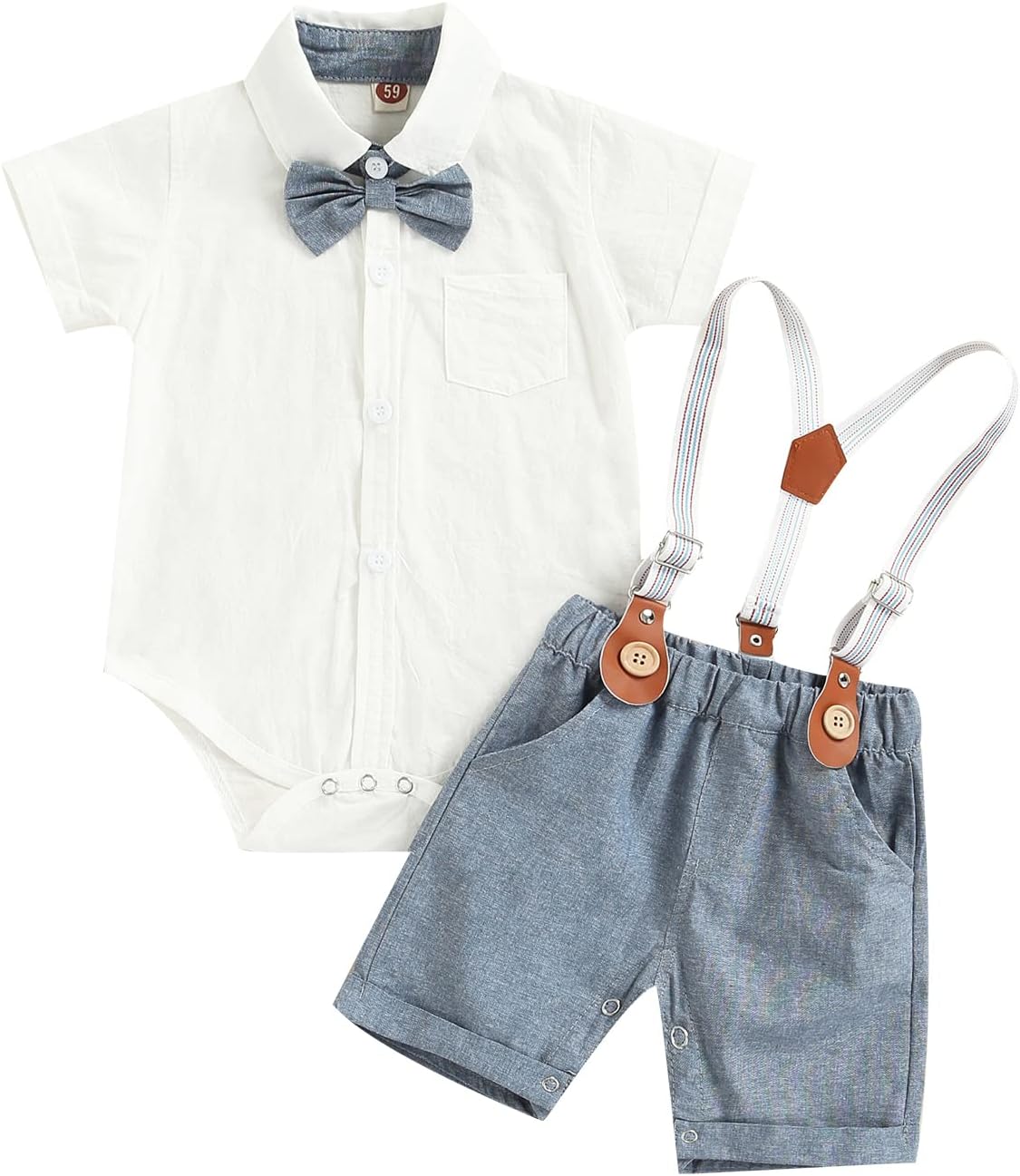 Karwuiio Toddler Boys Formal Suit Set