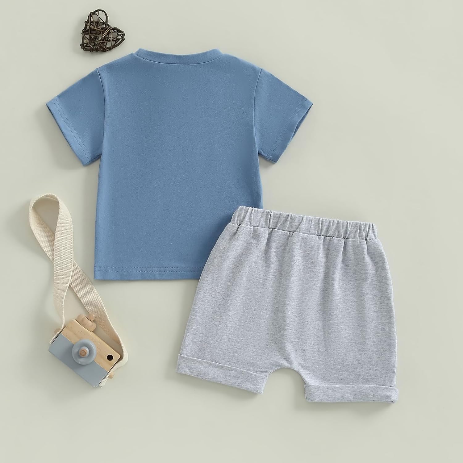 Pudcoco Toddler Boy 1st Birthday Outfit T-shirt and Shorts Set