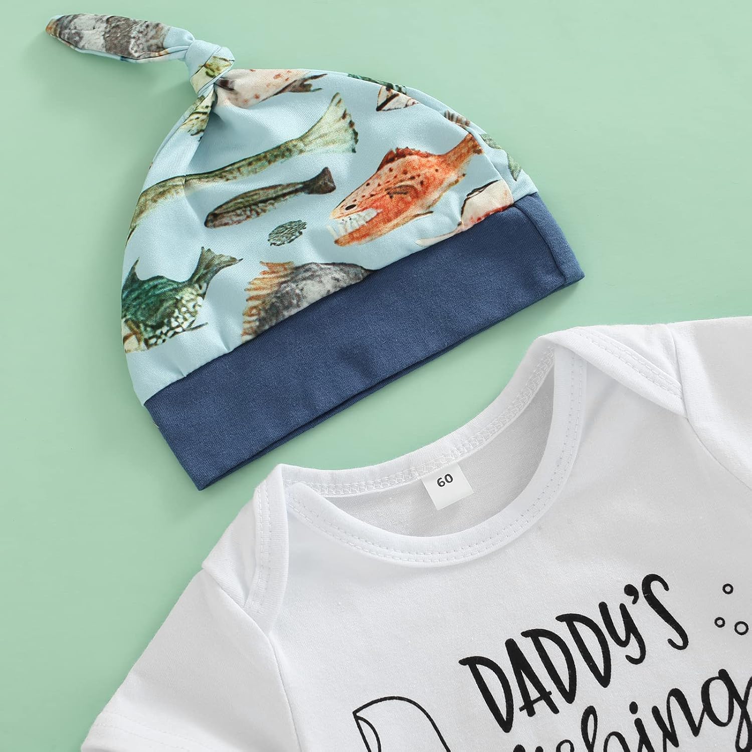 Newborn Fishing Triplet Gift for Boys