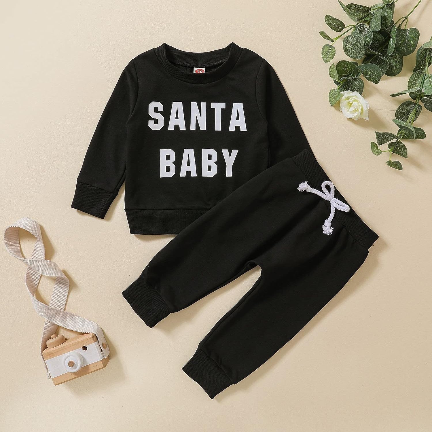Christmas Puzzle Toddler Boys Girls Christmas Outfit Santa ChristmasWinterBabyFashion