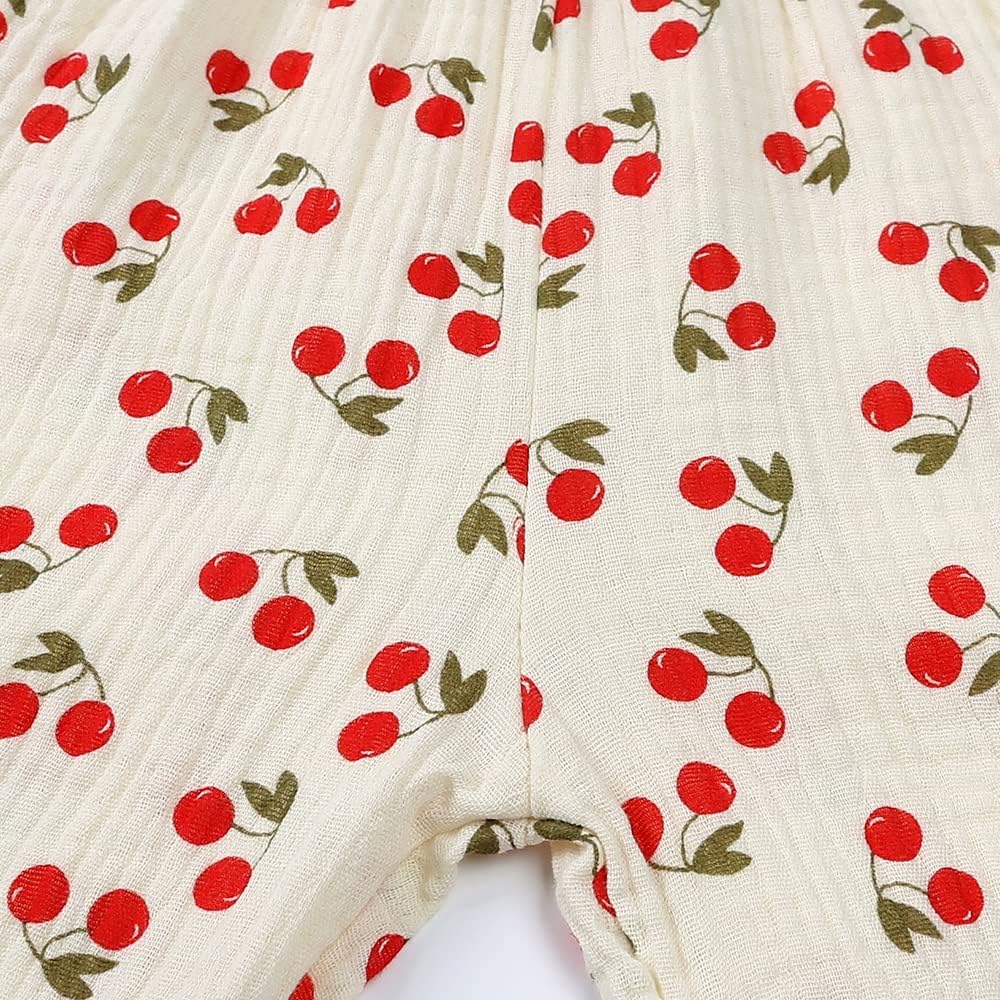 MYGBCPJS Kids Ankle Pants for Boys Girls Cotton Linen Bloomers