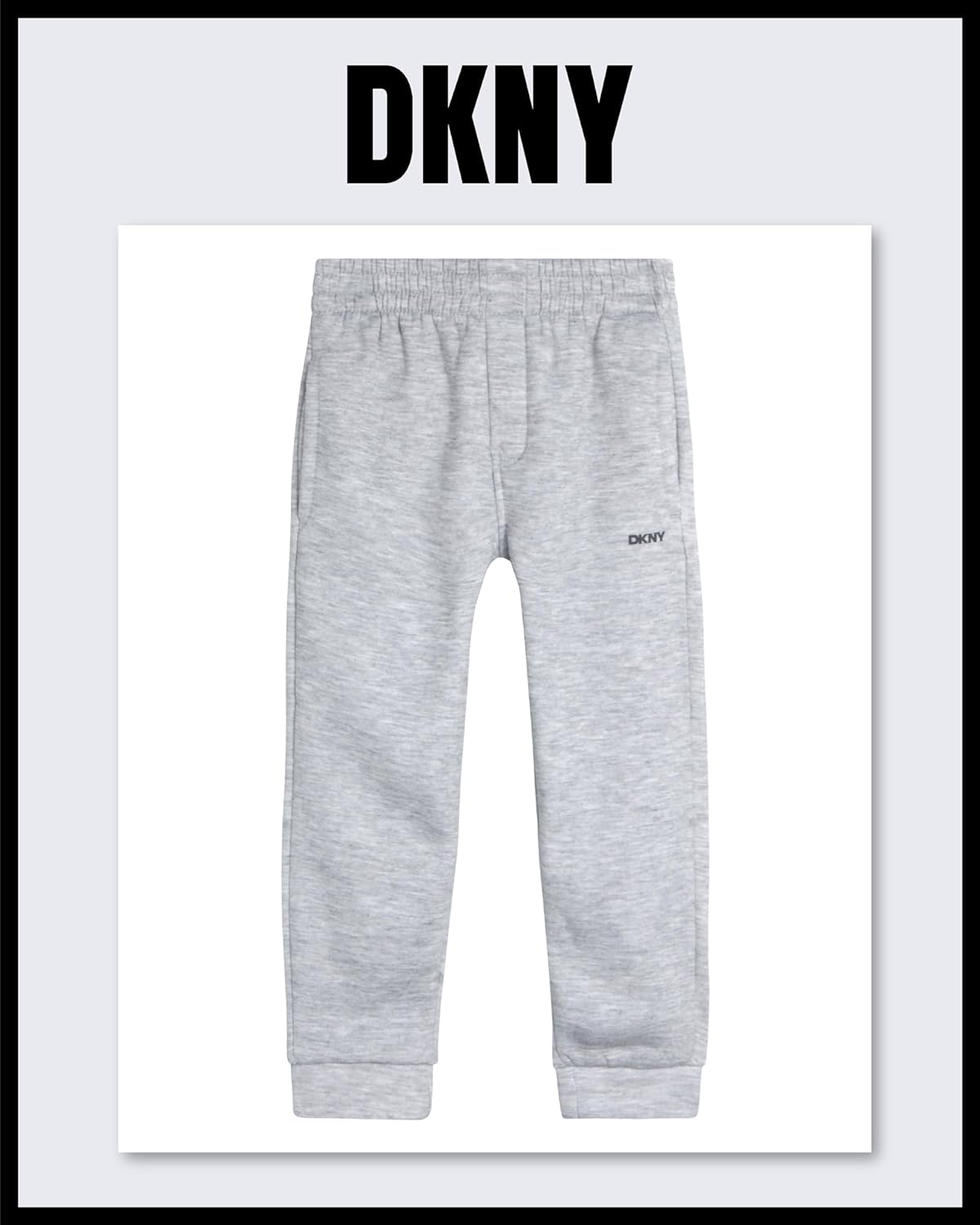 DKNY Baby Boys 2-Pack Fleece Joggers 2T-7