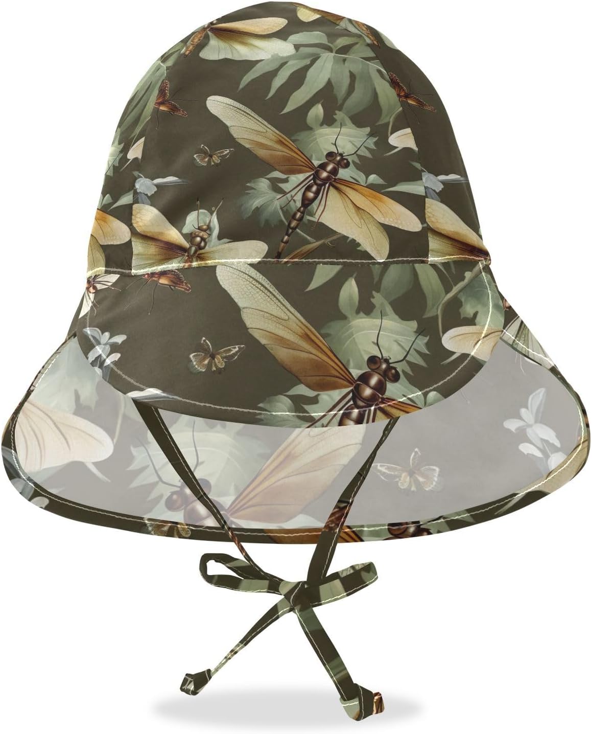 J JOYSAY Dragonfly Leaves Toddler Baby Sun Hat UPF 50