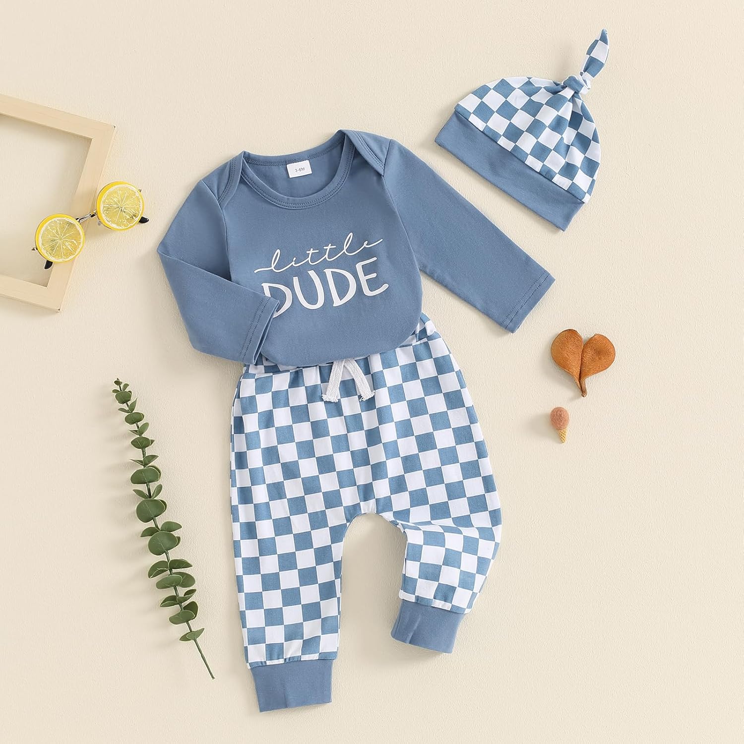 ZAXARRA Newborn Baby Boys Fall Outfits Set