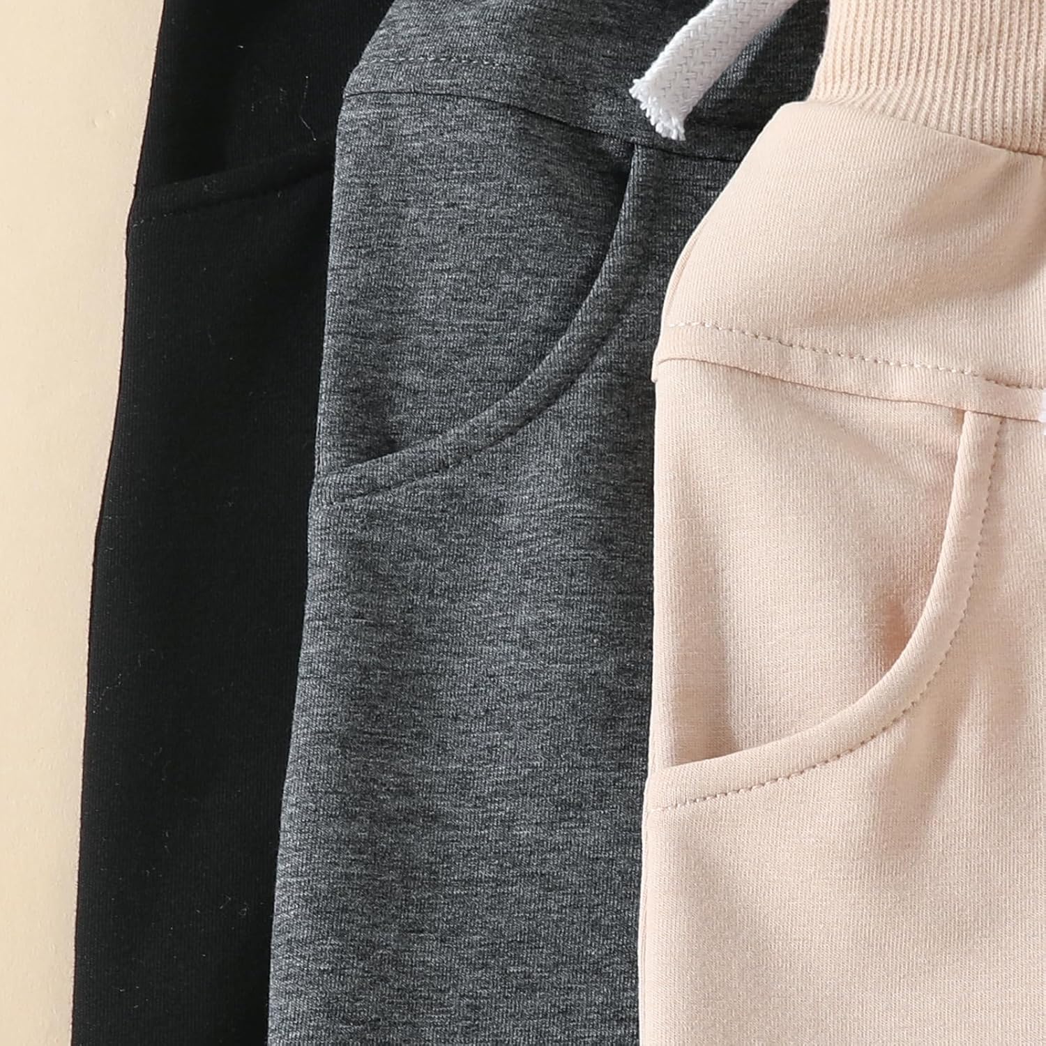 Amiblvowa 3-Piece Toddler Jogger Pants Bundle