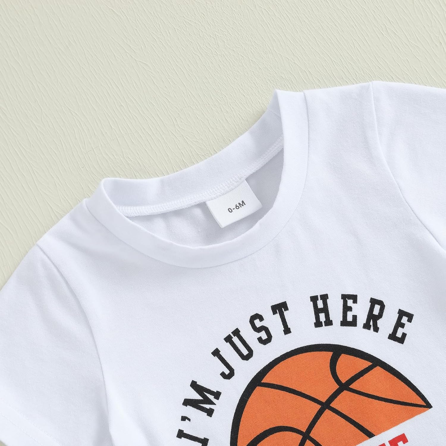 Cute Baby Boys Basketball Print T-Shirt Shorts Summer Set