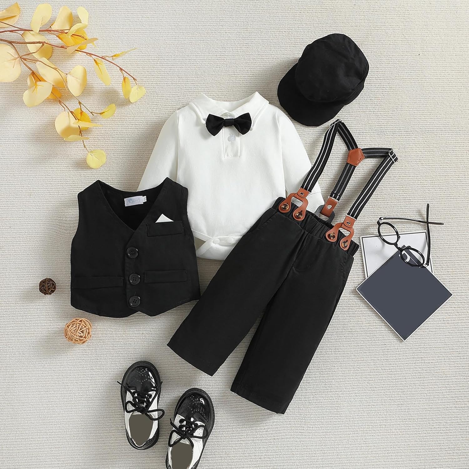 Perfect Toddler BoysRomper Set for Fall-Winter Weather