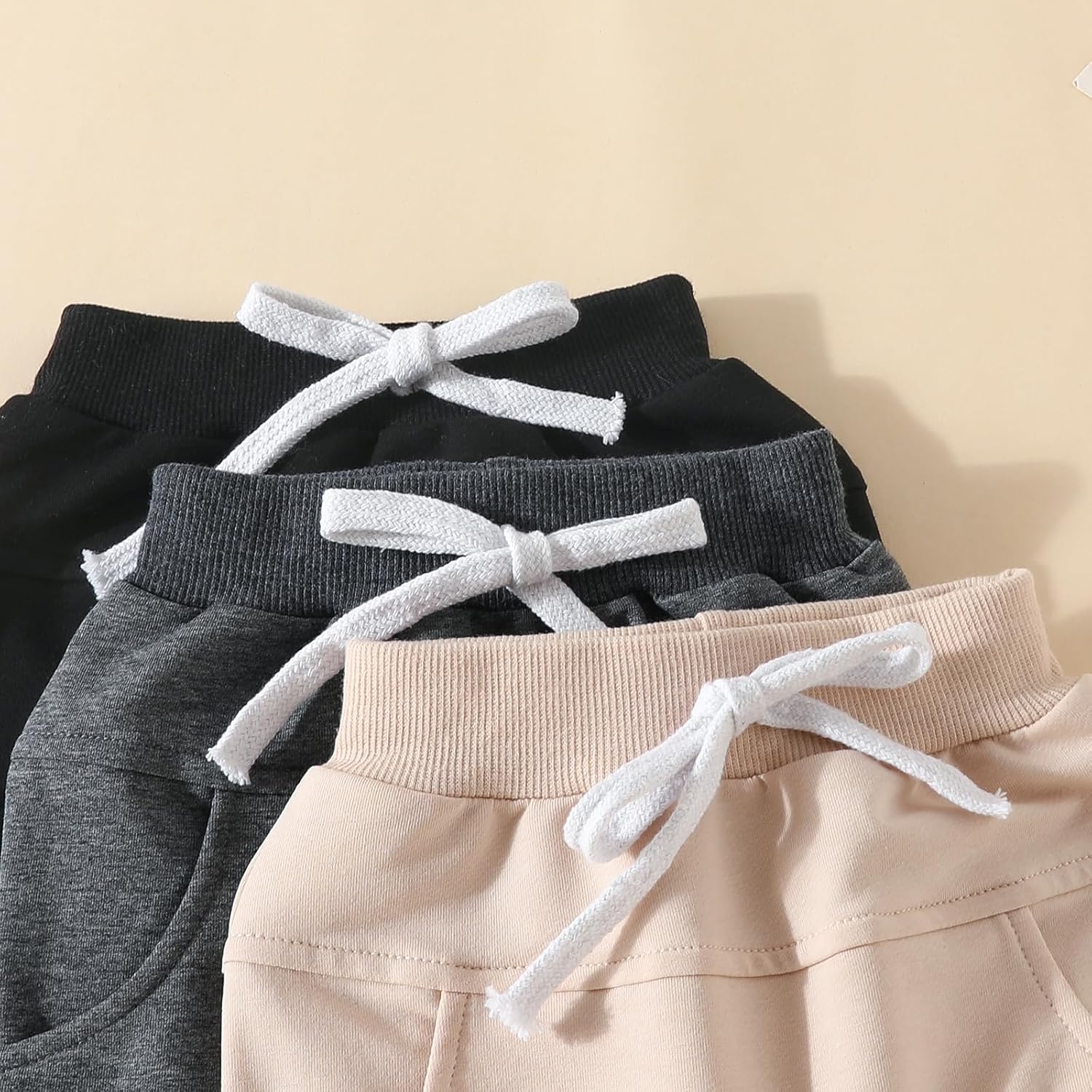 Stylish 3-Pack of Toddler Joggers for Boys