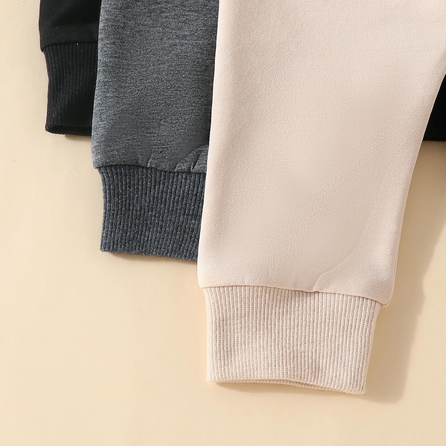 Amiblvowa 3-Piece Toddler Jogger Pants Bundle