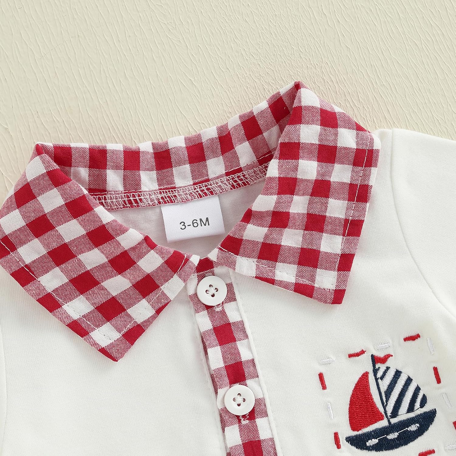 Bagilaanoe 4th of July Toddler Boy Sailboat Outfit
