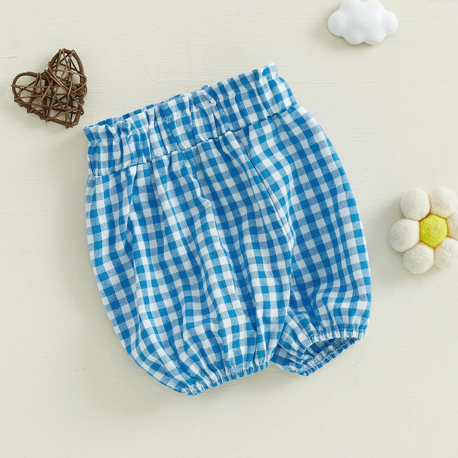 Toddler Plaid Bloomer Shorts for Boys and Girls