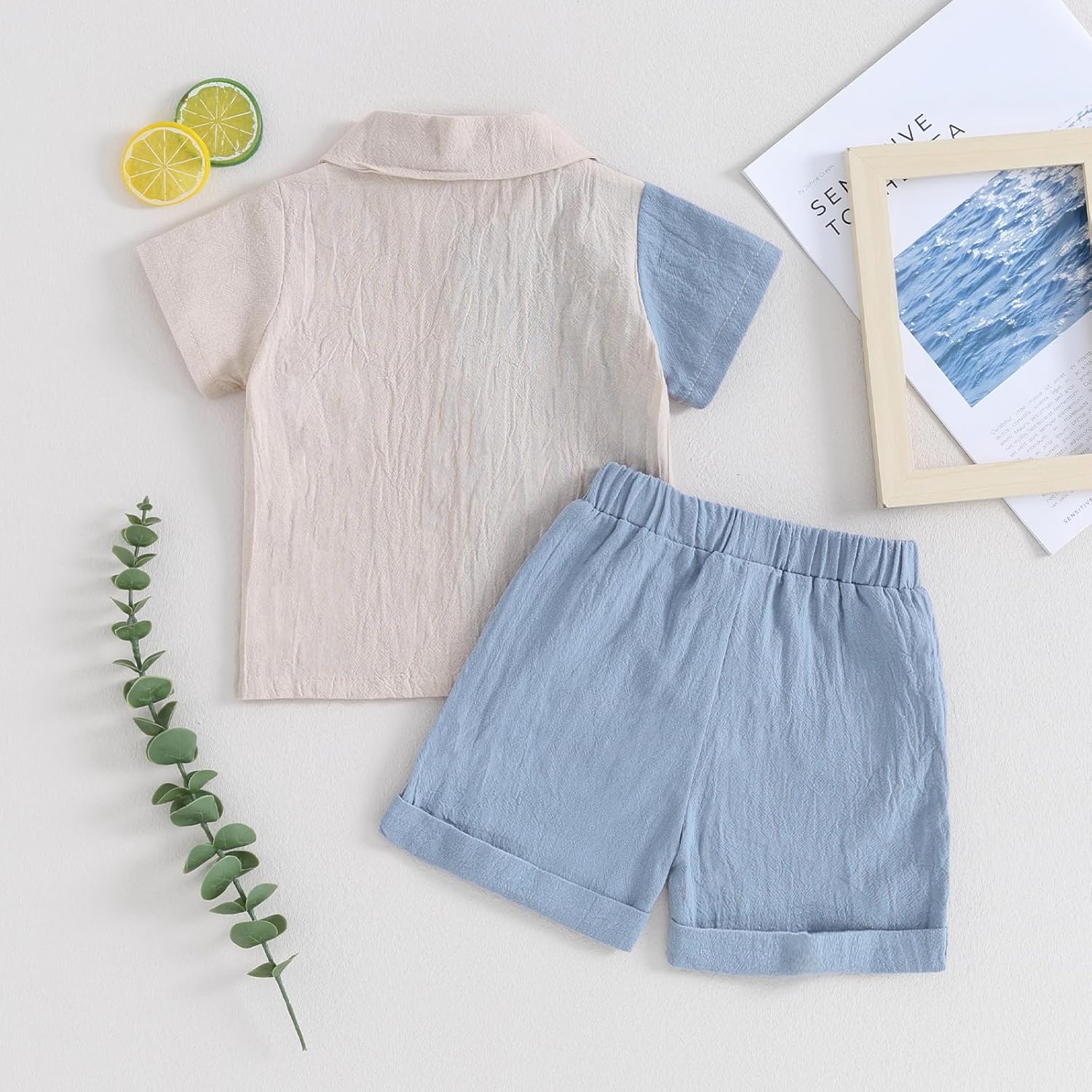 Kupretty Baby Boy Comfortable Trendy Summer Set