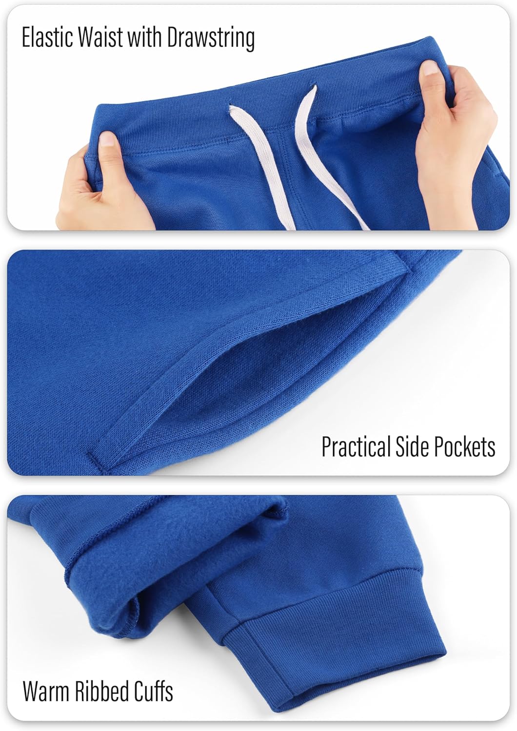 Resinta Baby Toddler Boys Cozy Fleece Jogger Pants