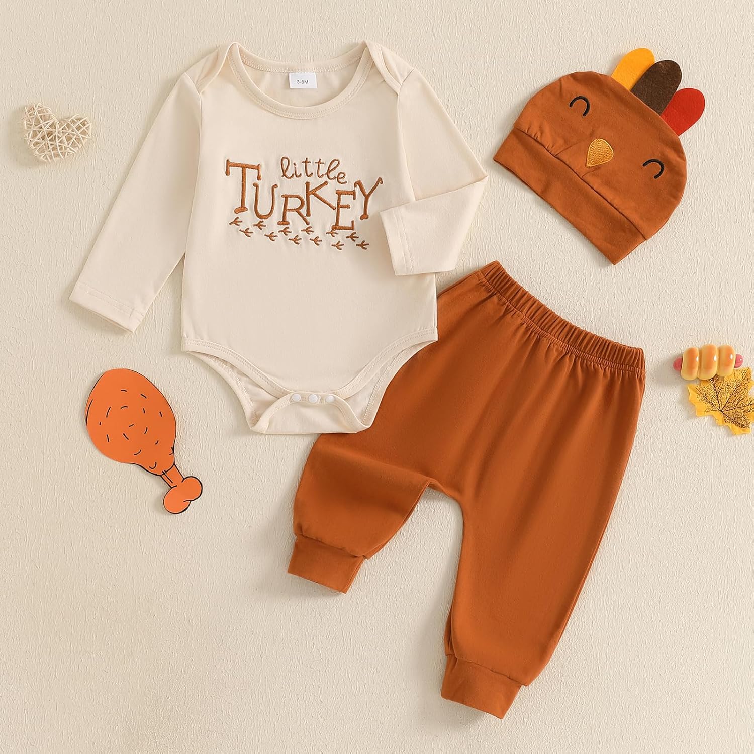 My First Thanksgiving Baby Boy Outfit