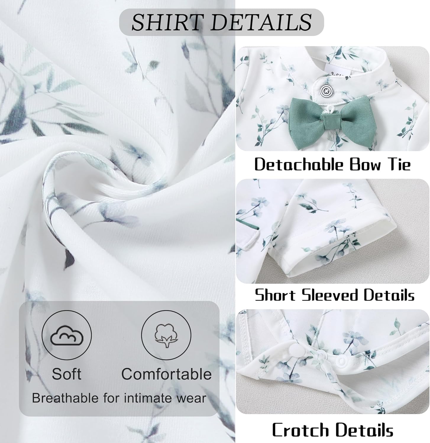Baby Boy Suit 3-24M Gentleman Outfit Set