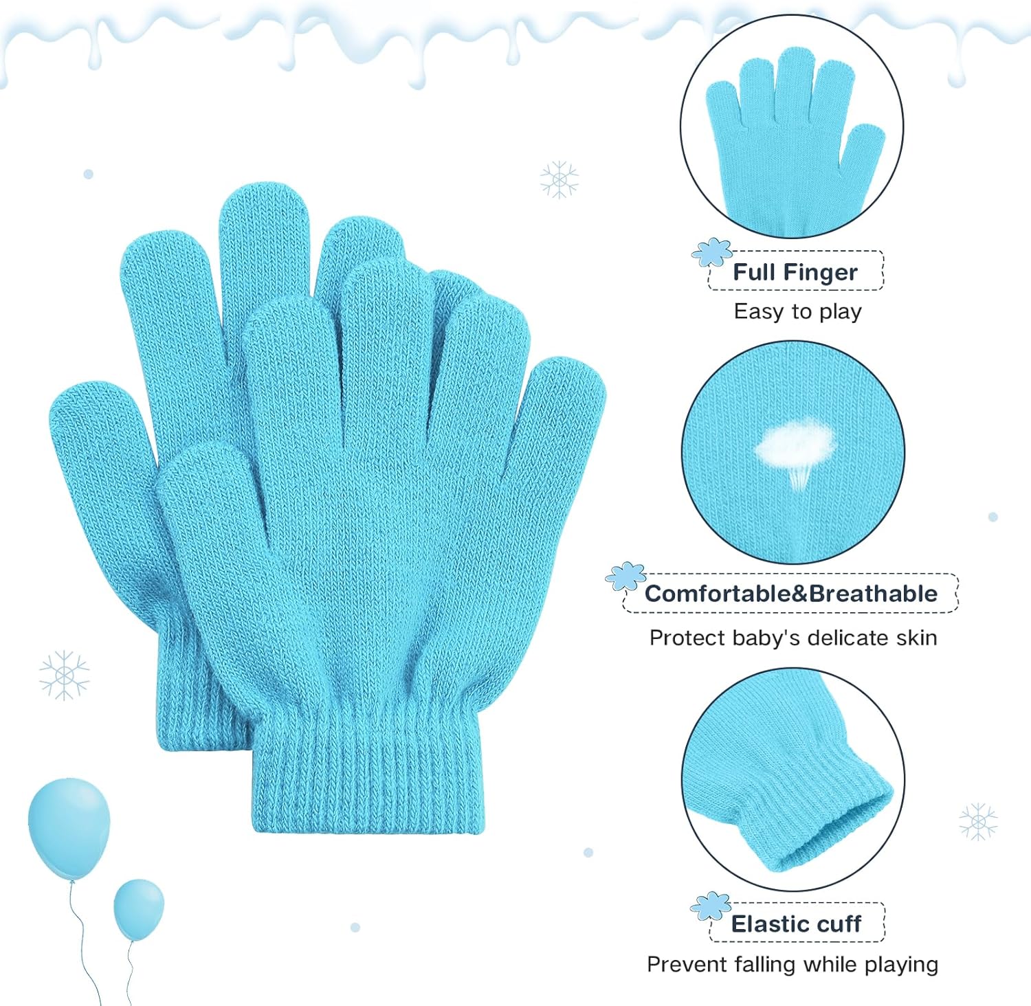American Trends Kids Winter Magic Gloves