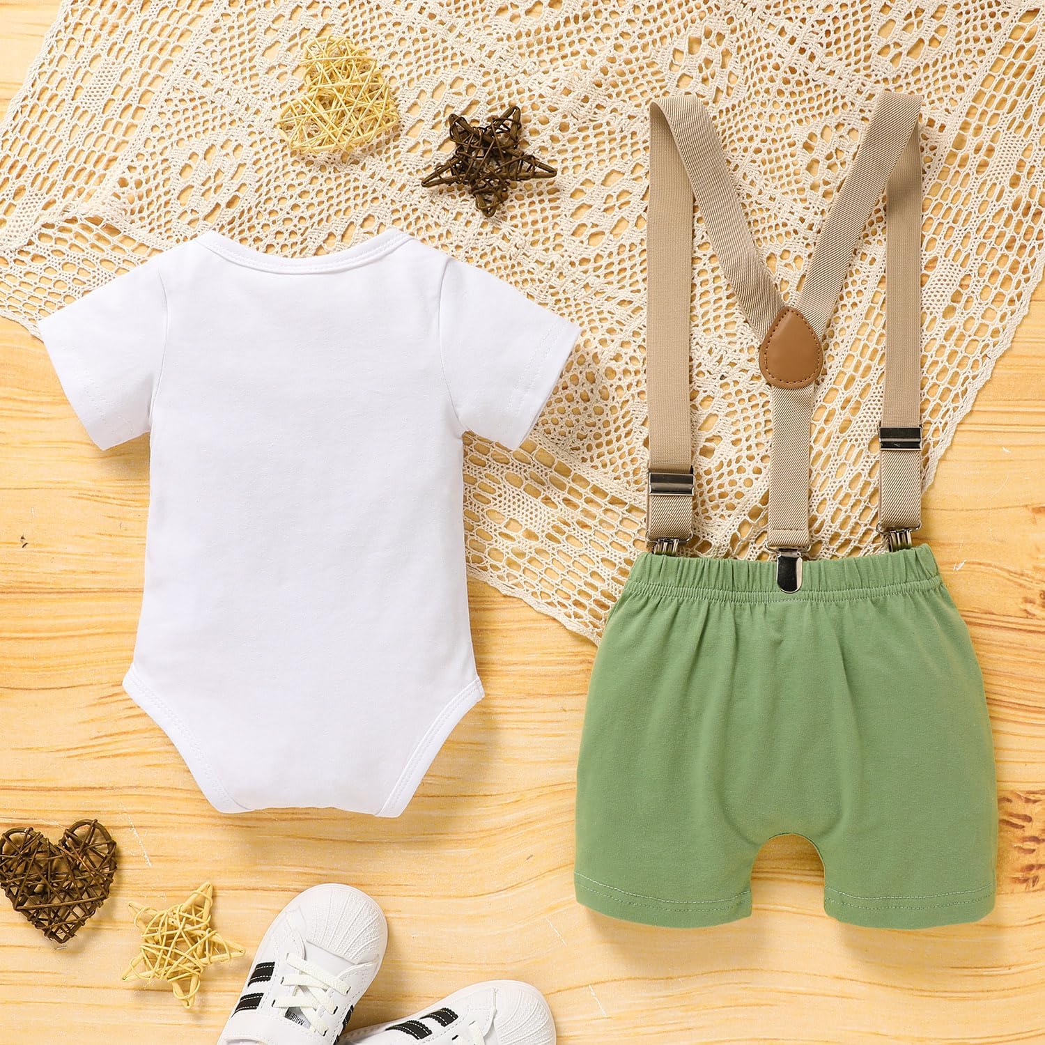 GRNSHTS Baby Boy First Birthday Set