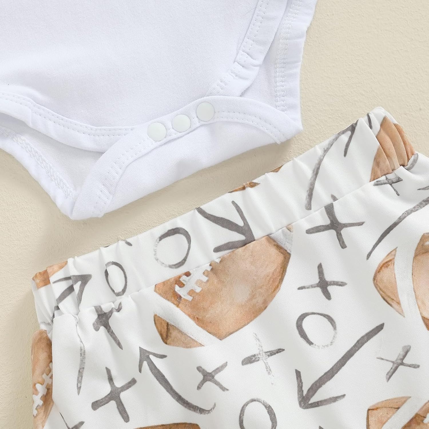 SAYOO Baby Boy Football Outfit Perfect Sunday Choice
