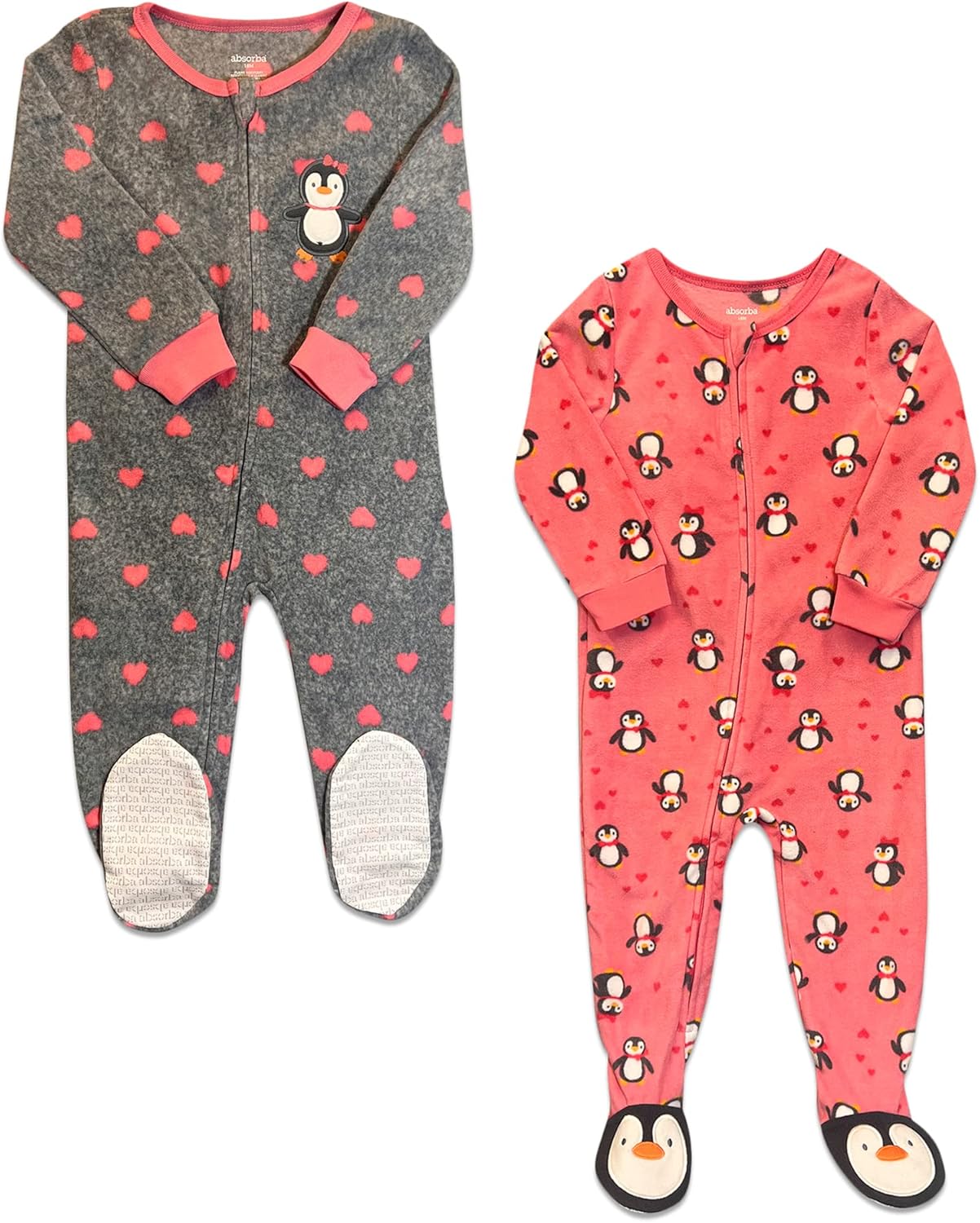 Royal Boys Cozy Fleece Non-Slip Sleepers for Babies and Toddlers