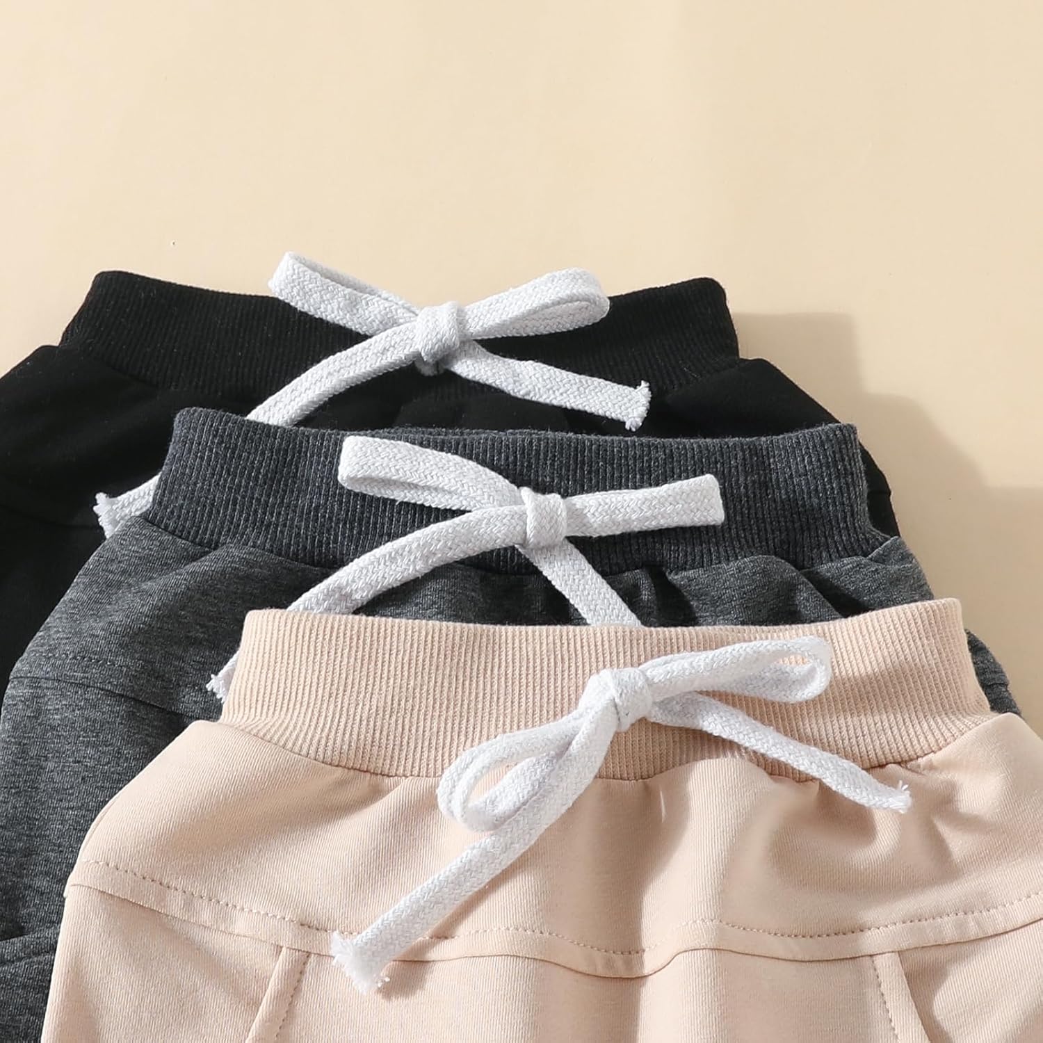 Amiblvowa 3-Piece Toddler Jogger Pants Bundle